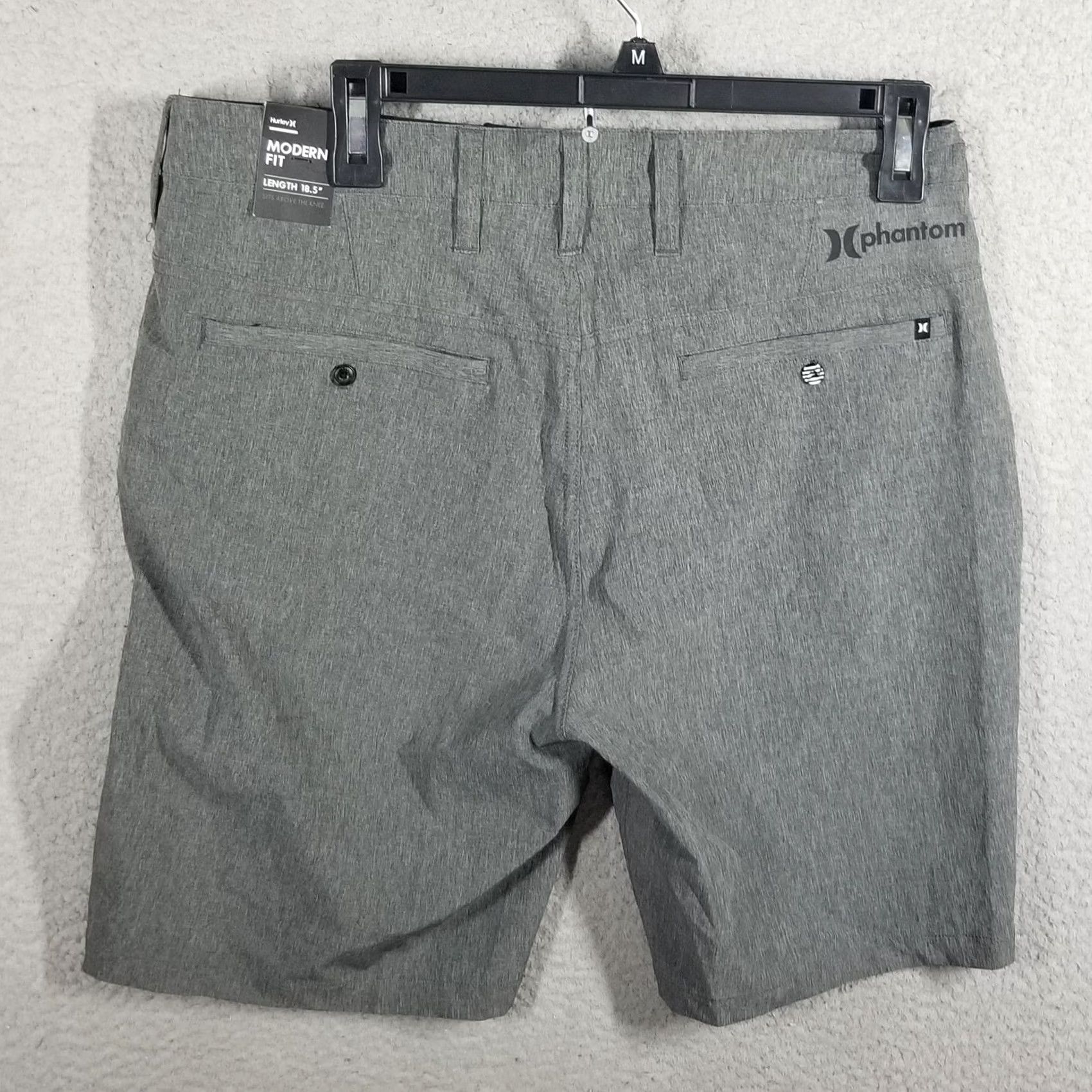 Hurley Hurley Phantom Shorts Mens 30 Gray Modern Fit 18.5 Inch Hybrid Stretch Shirt? Size US 30 / EU 46 - 2 Thumbnail