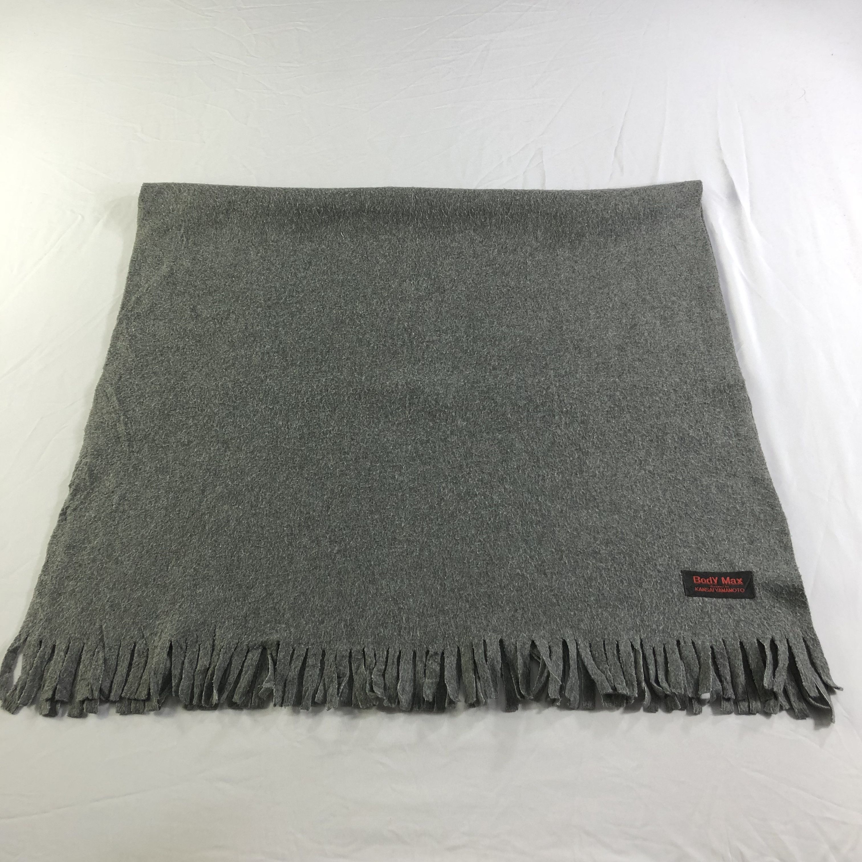 Kansai Yamamoto Kansai Oversized Grey Scarf Muffler Neckwear V2216 Size ONE SIZE - 2 Thumbnail