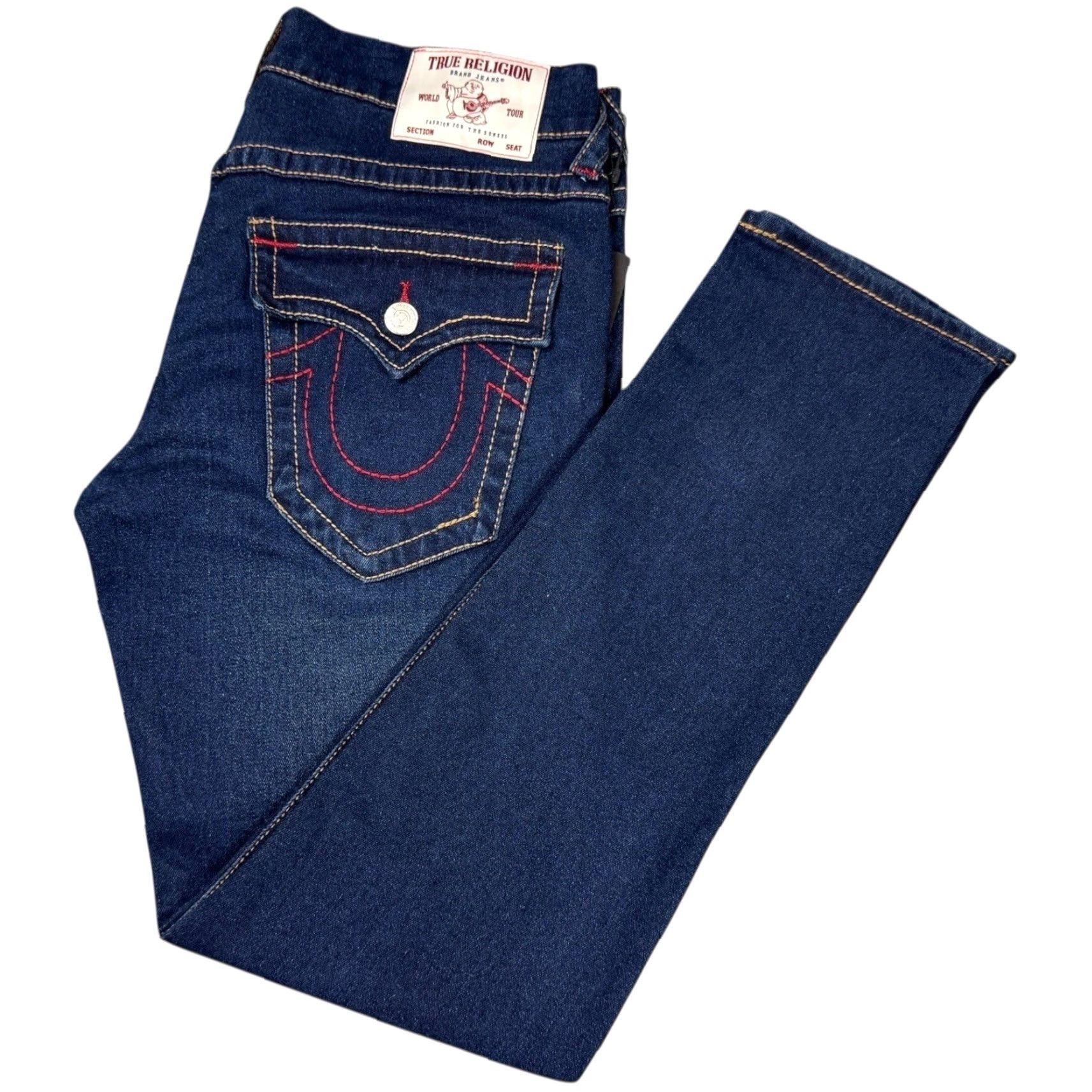 VINTAGE True Religion Jeans Men Size 33x32 Rocco Skinny Relaxed