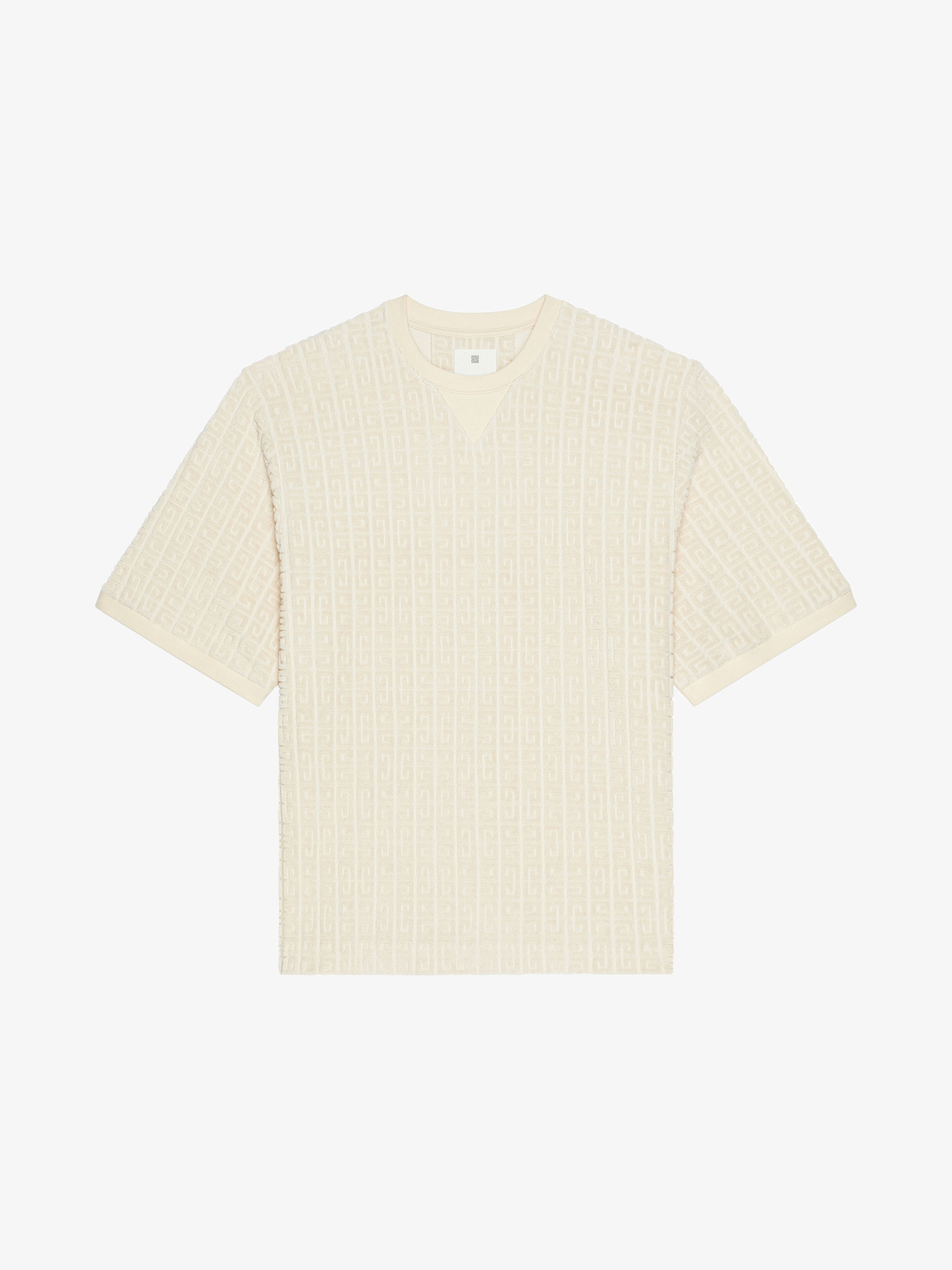 Givenchy o1w1db10925 Standard Short Sleeve Base Shirt in Ivory Size US L / EU 52-54 / 3 - 1 Thumbnail