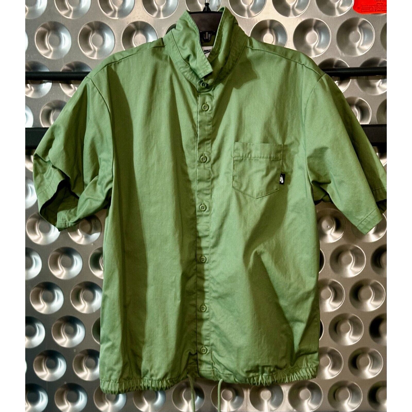 Nike Club Short Sleeve Olive Shirt Top Small Worn Once