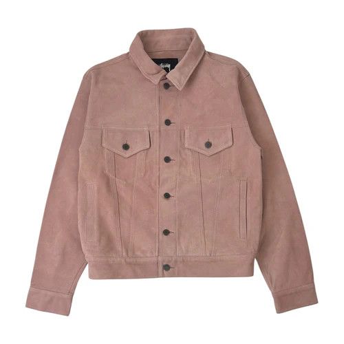 STUSSY Lux Suede Trucker Jacket キャメル STUSSY Lux Suede Trucker Jacket キャメル