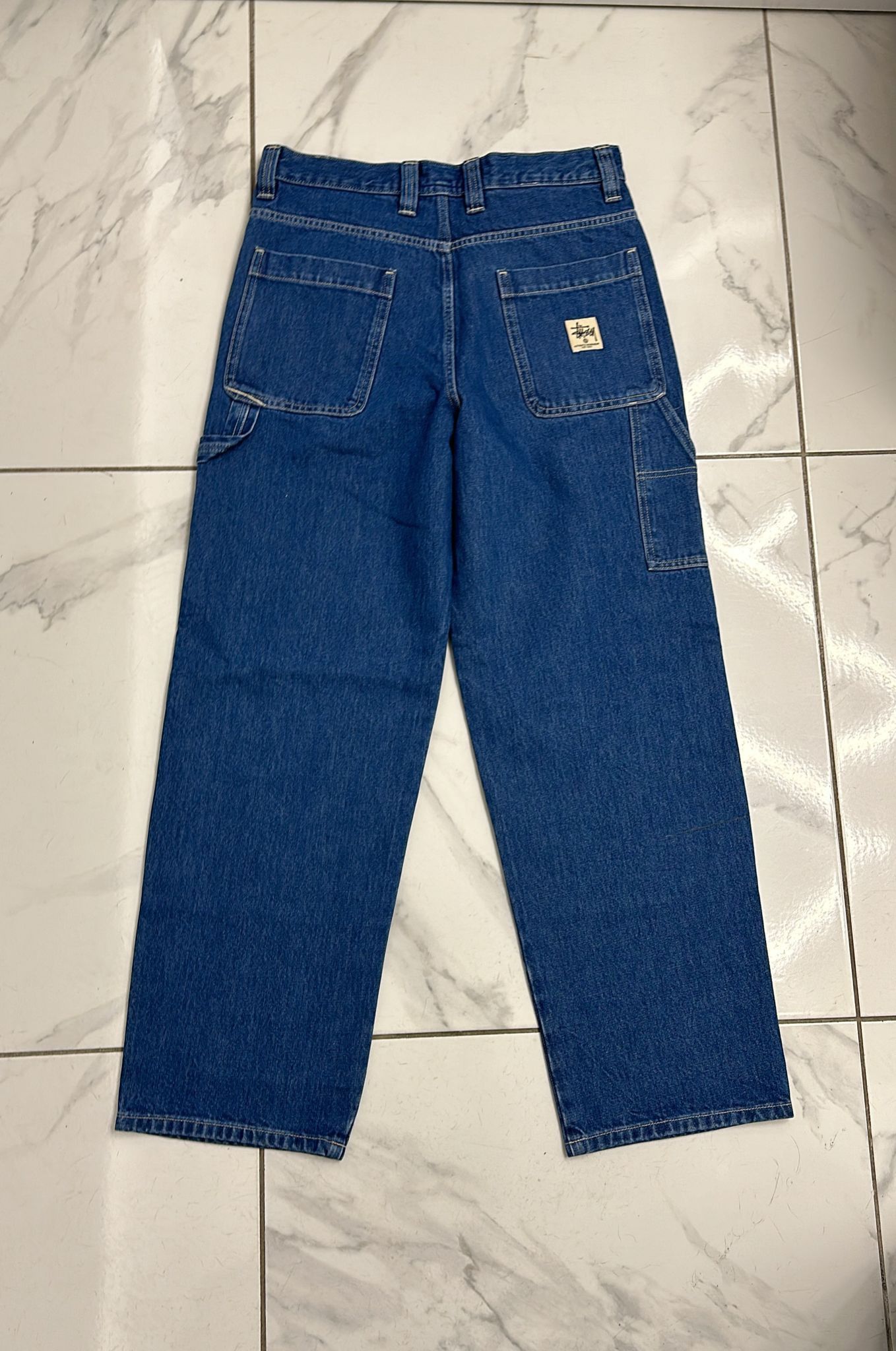 Stussy Stüssy Double Knee Work Pant Blue Size 30 Size US 30 / EU 46 - 1 Thumbnail
