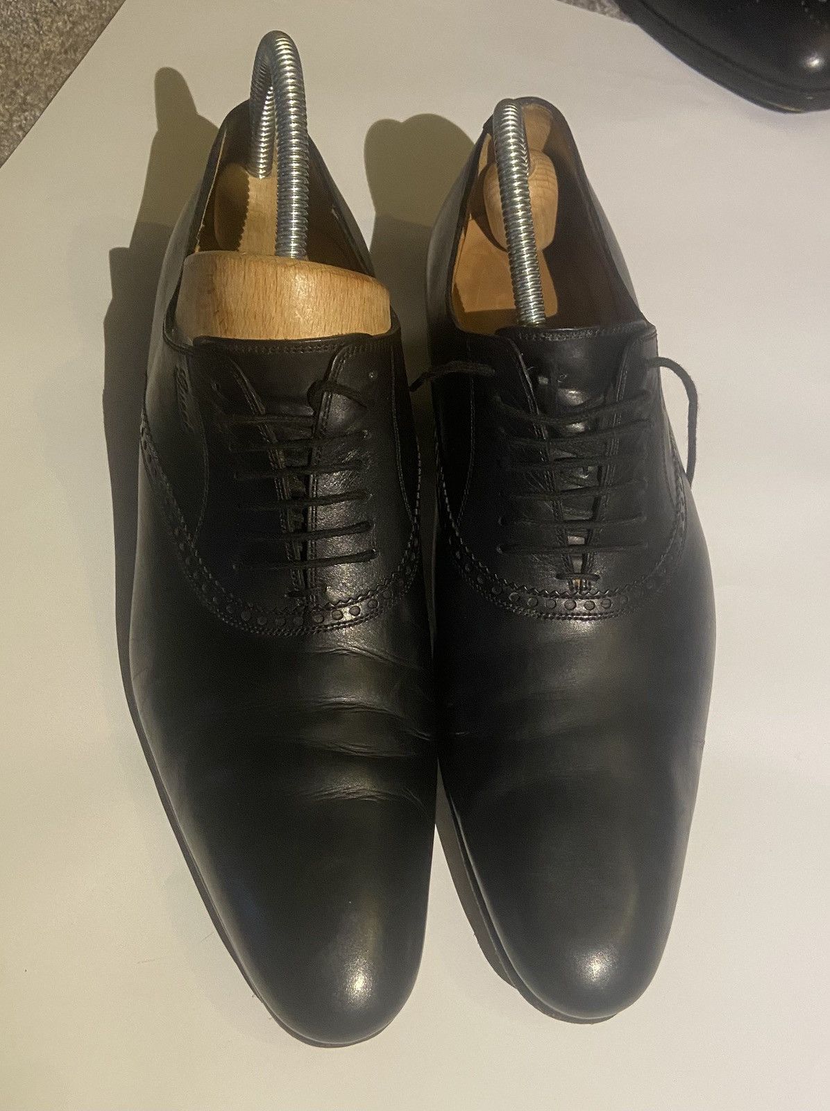 Gucci Men's Gucci Lace Up Oxfords Dress Shoes Size US 8 / EU 41 - 5 Thumbnail