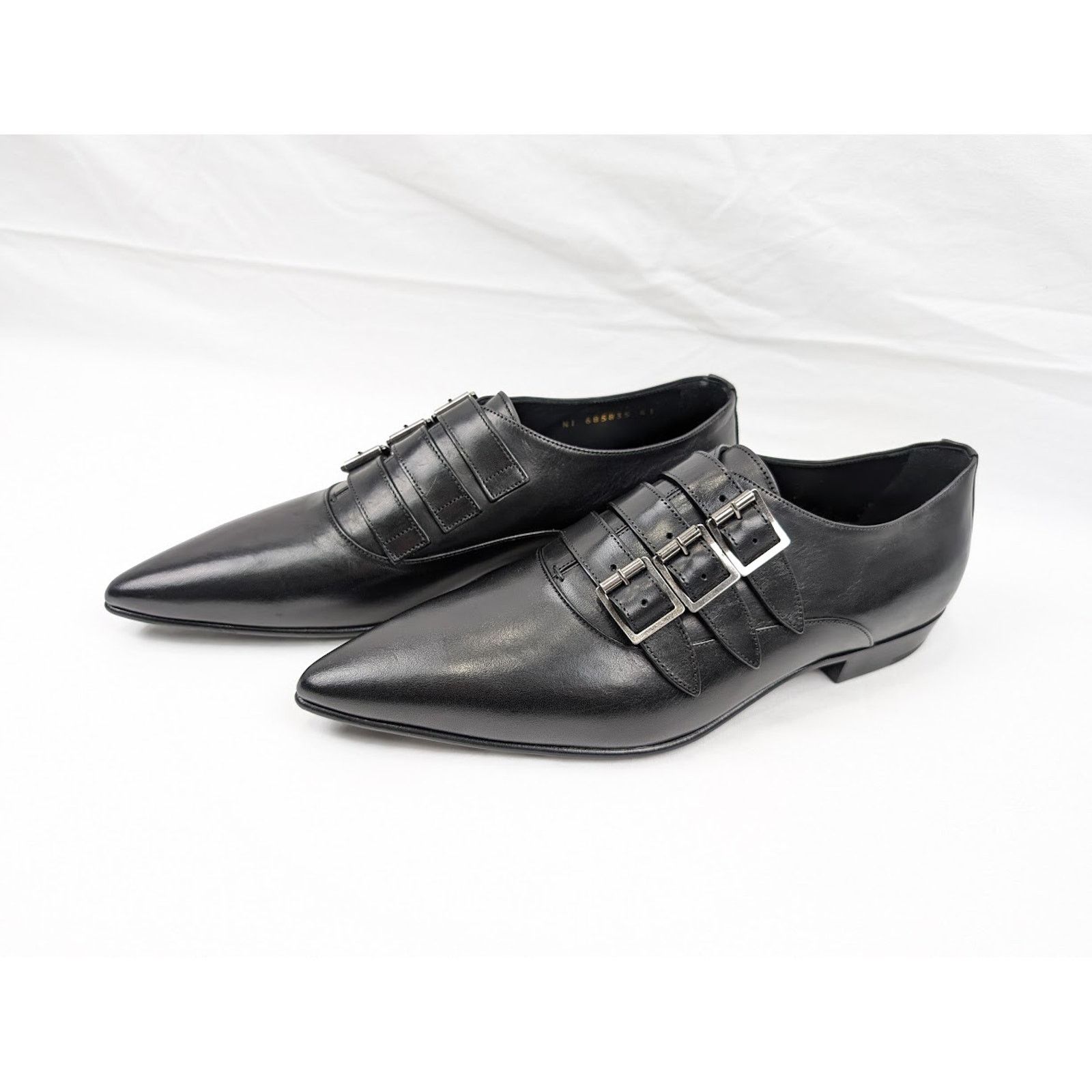 Saint Laurent Paris o1rshd1 Q:2 / Levine 15 Derby Shoes in Nero Size US 9 / EU 42 - 16 Thumbnail
