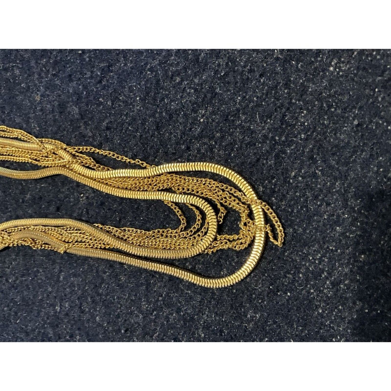 Other Lizner Gold Tone Multi Chain, Graduated Length Necklace Size ONE SIZE - 2 Thumbnail