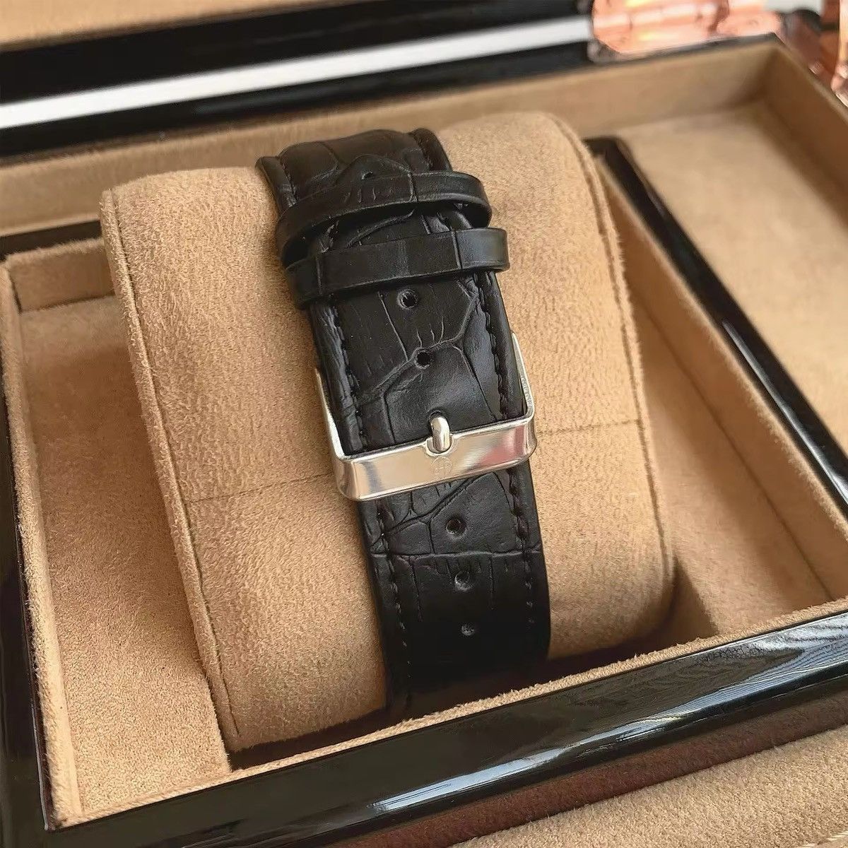 Leather Square Classical Watch Size ONE SIZE - 6 Thumbnail