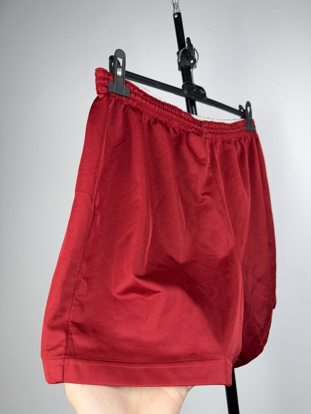 Nike Vintage 80s USA RETRO Nike Red Nylon Training Shorts Y2K Size US 31 - 9 Thumbnail