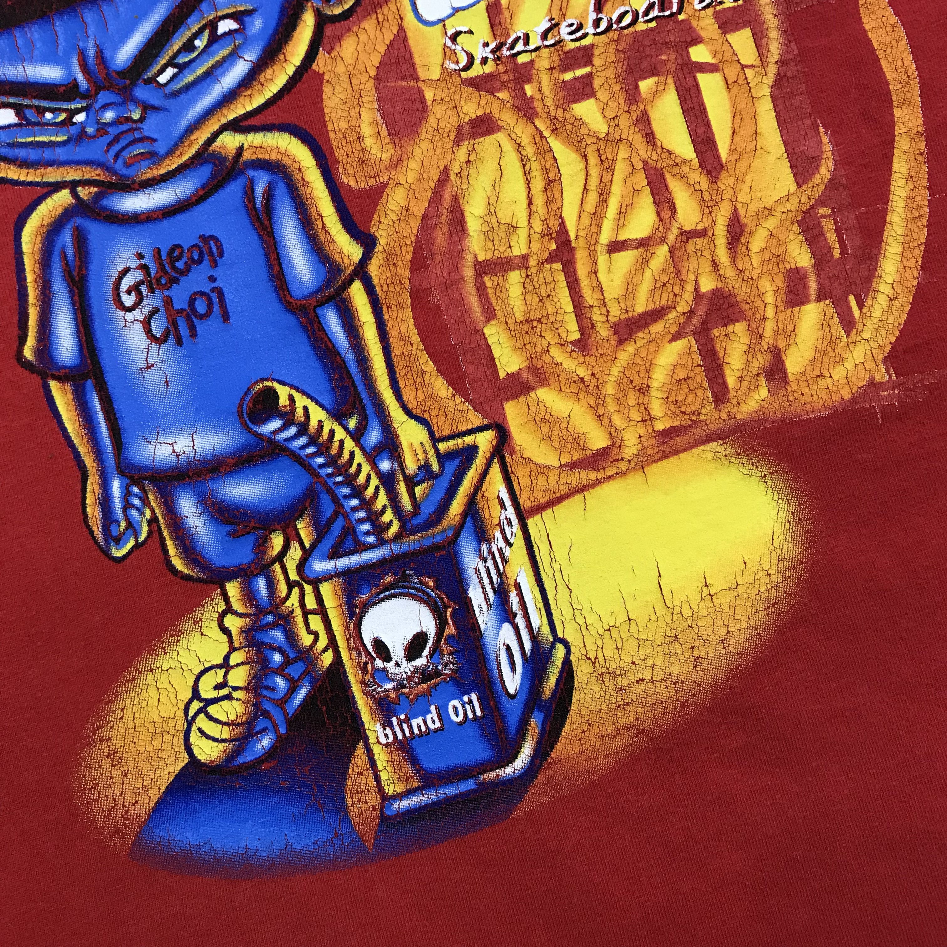 Blind Skateboards BLIND Skateboards Gideon Choi Vintage T-Shirt Tee USA 90s Size US S / EU 44-46 / 1 - 8 Thumbnail