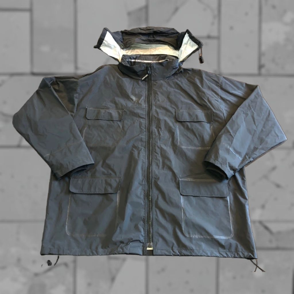 Olive LIVE HARD Jacket Size XXL Black Full Zip Hood Tuckable Mens Size US XXL / EU 58 / 5 - 1 Thumbnail