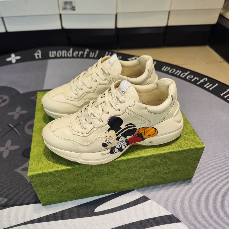Gucci Gucci x Disney Rhyton Vintage Dad Sneakers 0079 Size US 9 / EU 42 - 1 Thumbnail