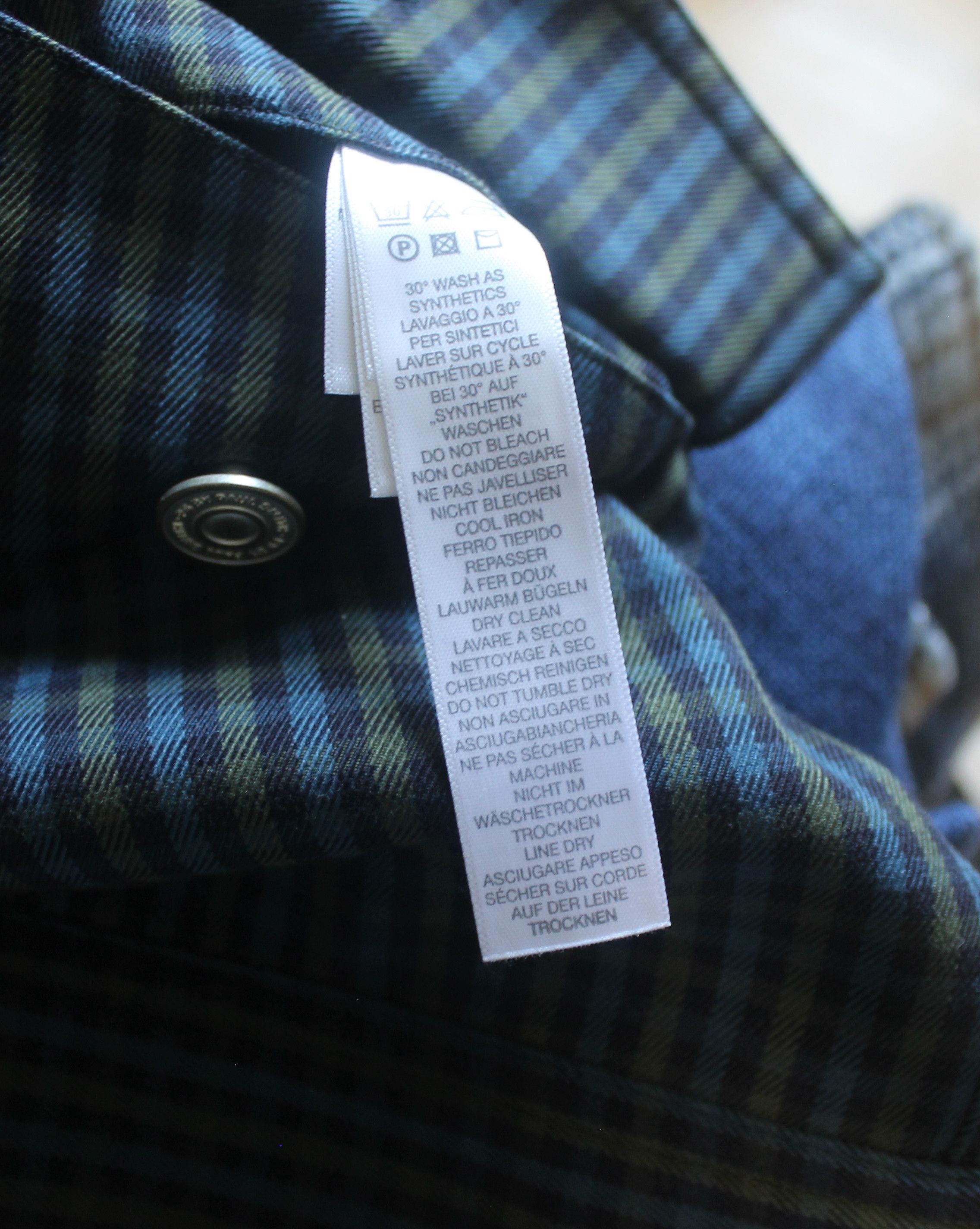 Paul Smith Paul Smith Trucker Checked Jacket Size US L / EU 52-54 / 3 - 9 Thumbnail