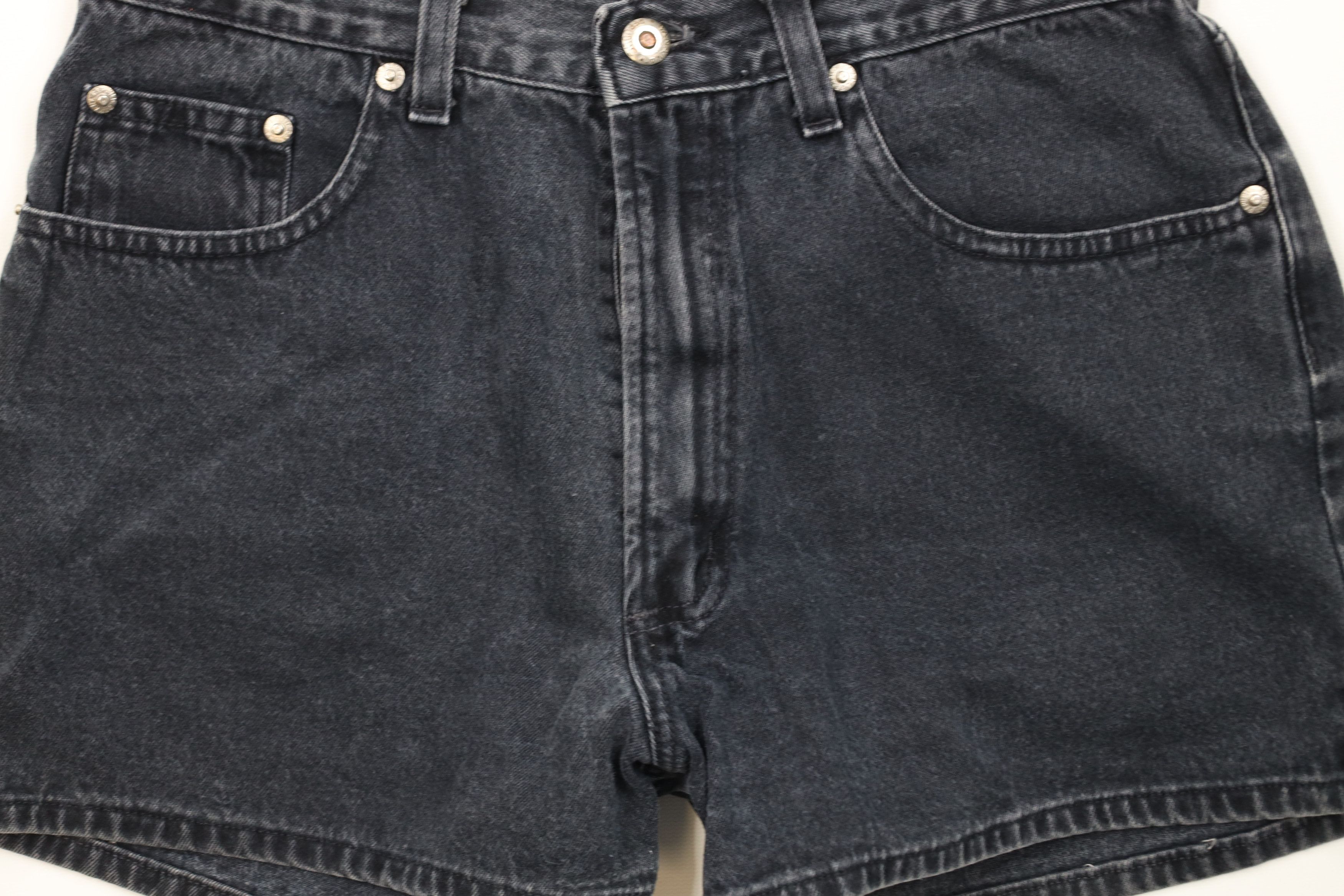 Banana Republic Vintage 90s Banana Republic Jean Shorts Jorts Black USA Size 30" / US 8 / IT 44 - 3 Thumbnail
