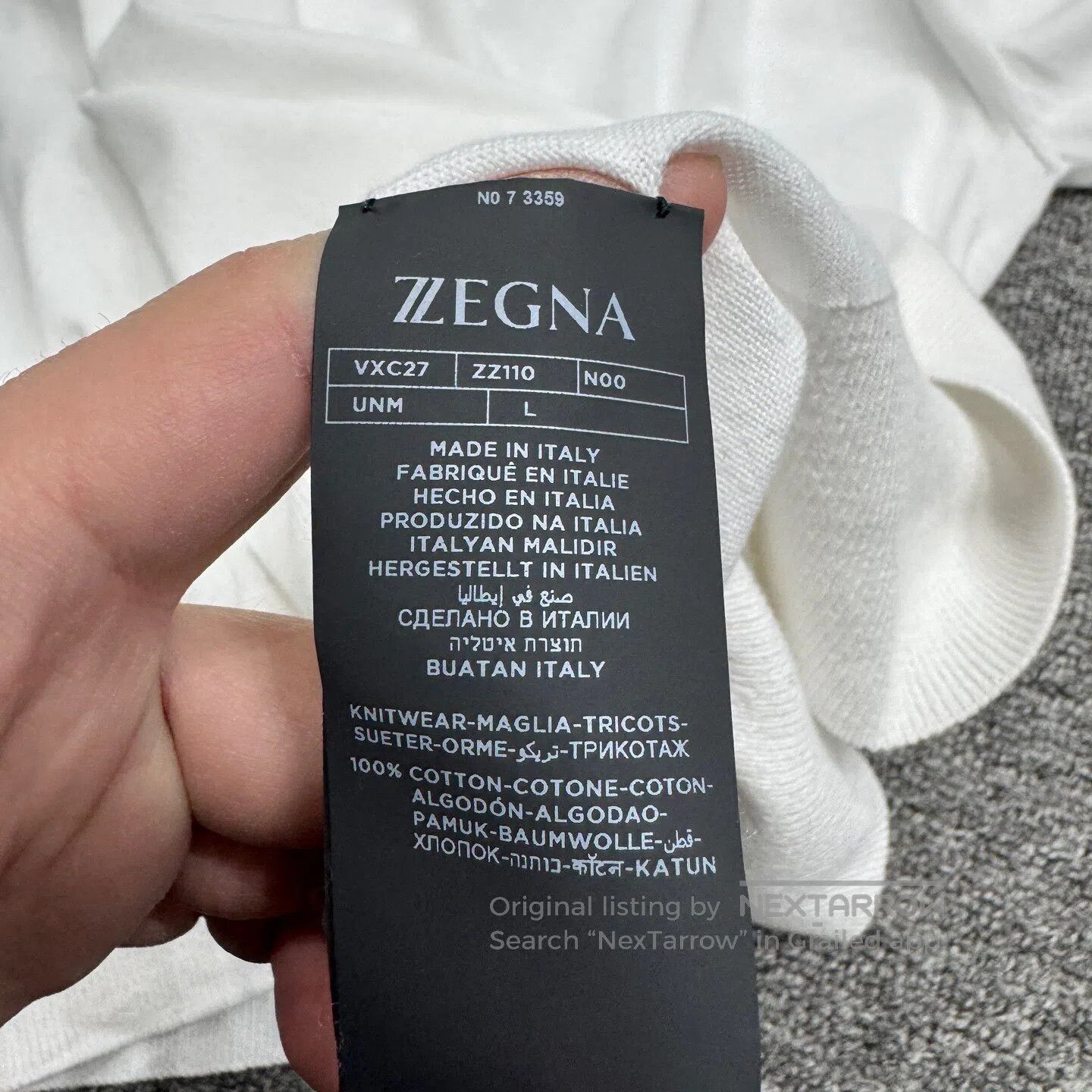 Ermenegildo Zegna Ermenegildo Zegna Solid-color knitted long-sleeved shirt| Size US L / EU 52-54 / 3 - 5 Thumbnail