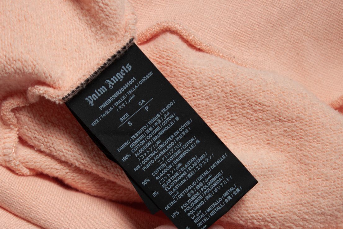 Palm Angels Palm Angels, Oversized logo flocked fleece hoodie Size US S / EU 44-46 / 1 - 7 Thumbnail