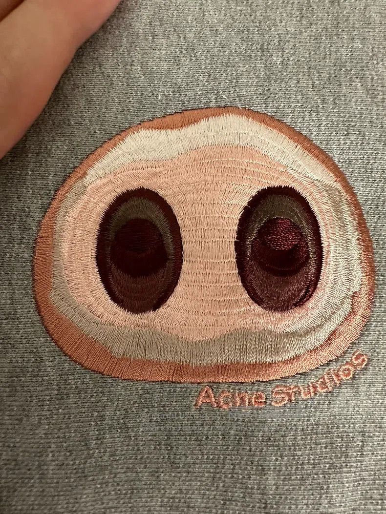 Acne Studios Acne Studios Pig Embroidered Sweatshirt Size US S / EU 44-46 / 1 - 2 Thumbnail
