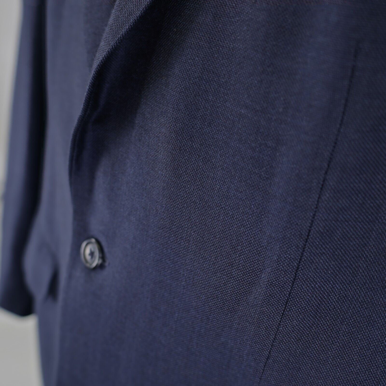 Jos. A. Bank Jos A Bank Wool Blue / Black Sharkskin Blazer 42L / Slim 44 Size 42L - 3 Thumbnail