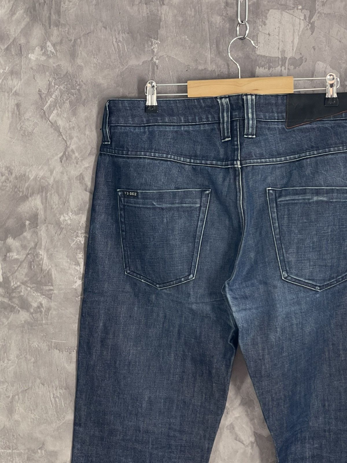 Yohji Yamamoto Vintage Yohji Yamamoto Y-3 Adidas Jeans Pants Y2K Size US 34 / EU 50 - 10 Thumbnail