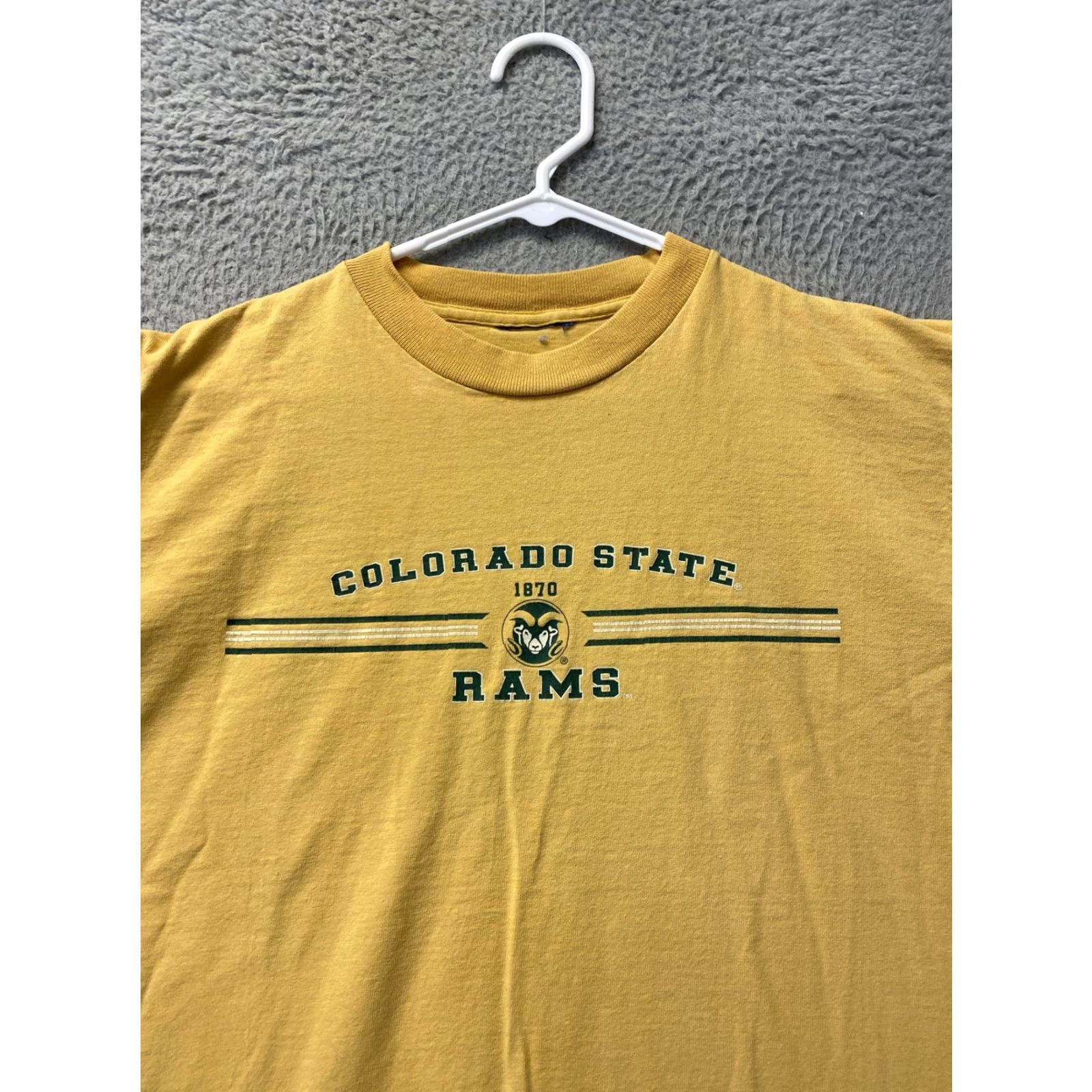 Vintage CSU RAMS Graphic Surf Long Sleeve Shirt Mens L Gold Classic Beach Size US L / EU 52-54 / 3 - 2 Thumbnail