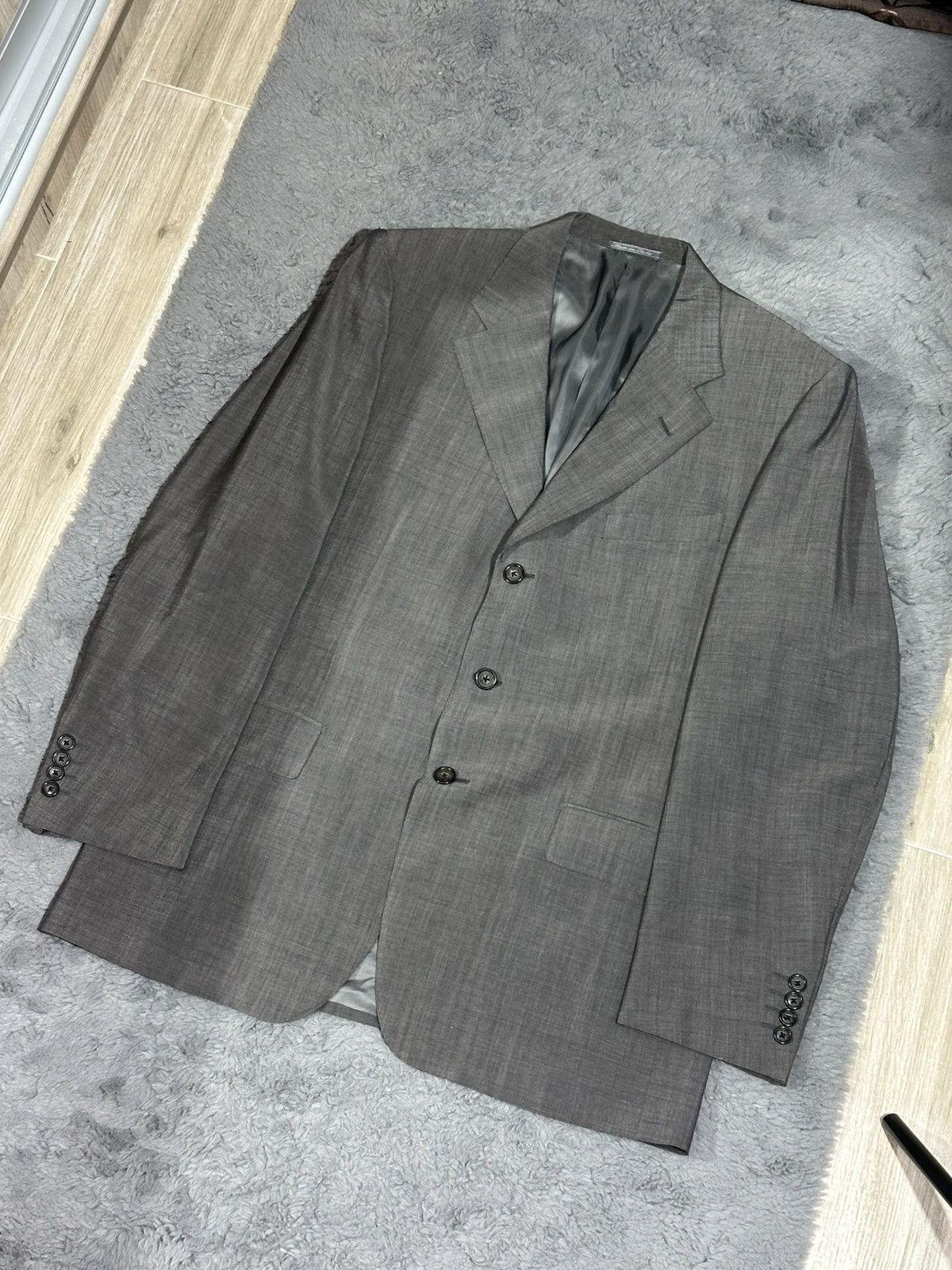 Corneliani Vintage Corneliani Grey Pinstripe Suit Size 52R - 4 Thumbnail