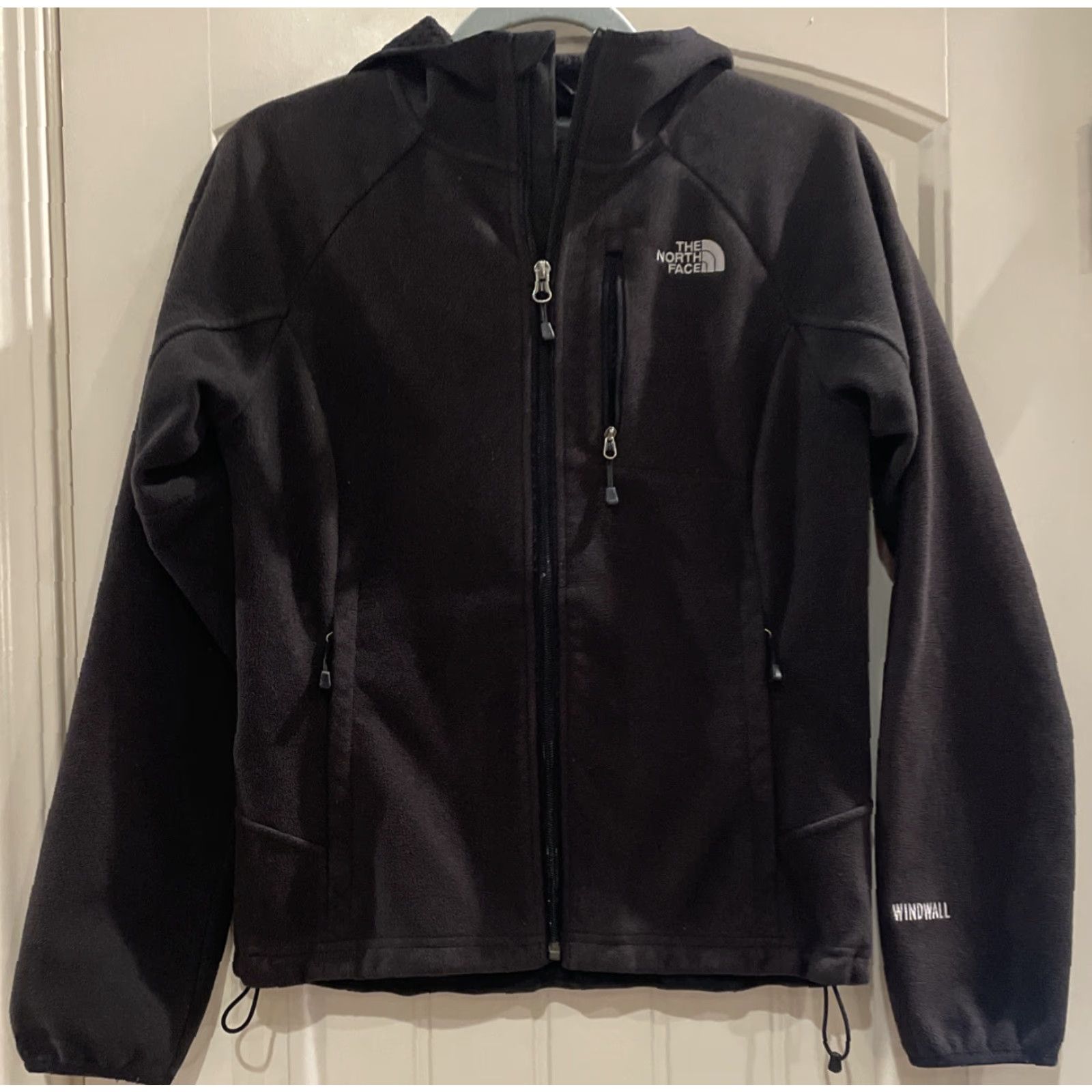 The North Face The North Face Women’s Black Windwall The North Face Shell Jacket Soft Outer Size Medium ANGX Black Hooded Size M / US 6-8 / IT 42-44 - 5 Thumbnail