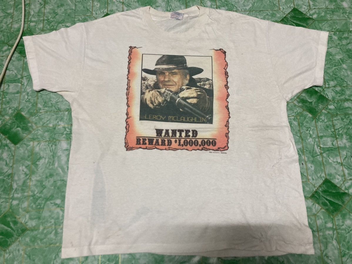 Vintage T-shirt Wanted Leroy Mclalighlin 90s