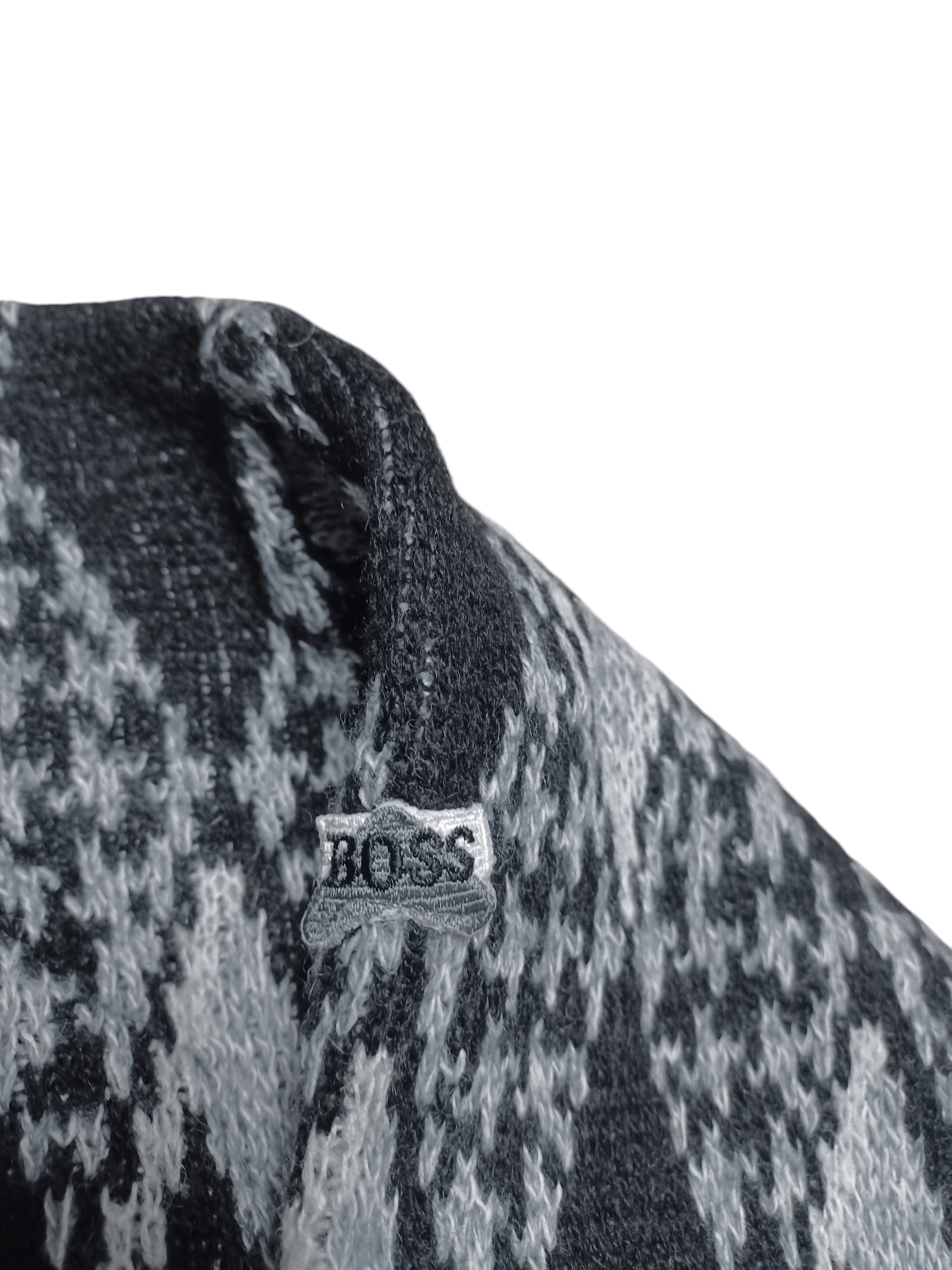 Hugo Boss HUGO BOSS VINTAGE 90S V-NECK WOOL SWEATER Size US L / EU 52-54 / 3 - 3 Thumbnail