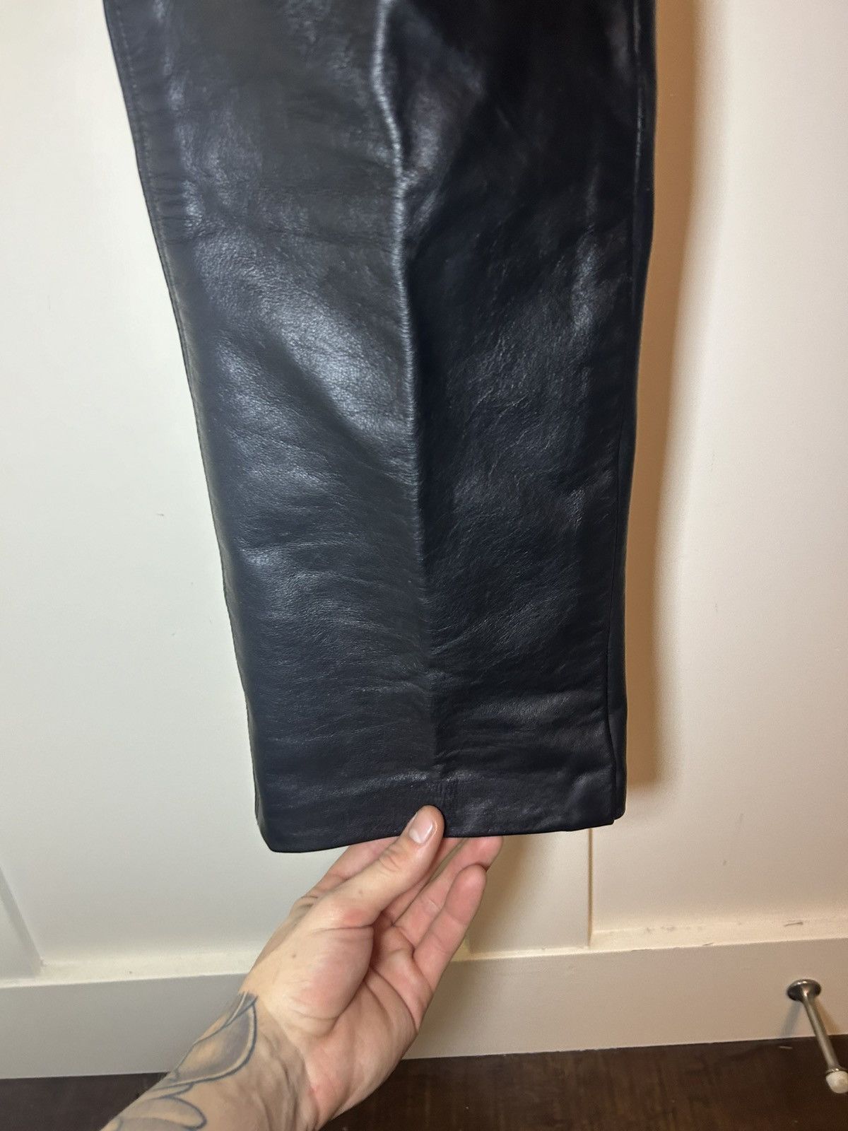 Leather Vintage thick leather racing pants Size US 36 / EU 52 - 5 Thumbnail