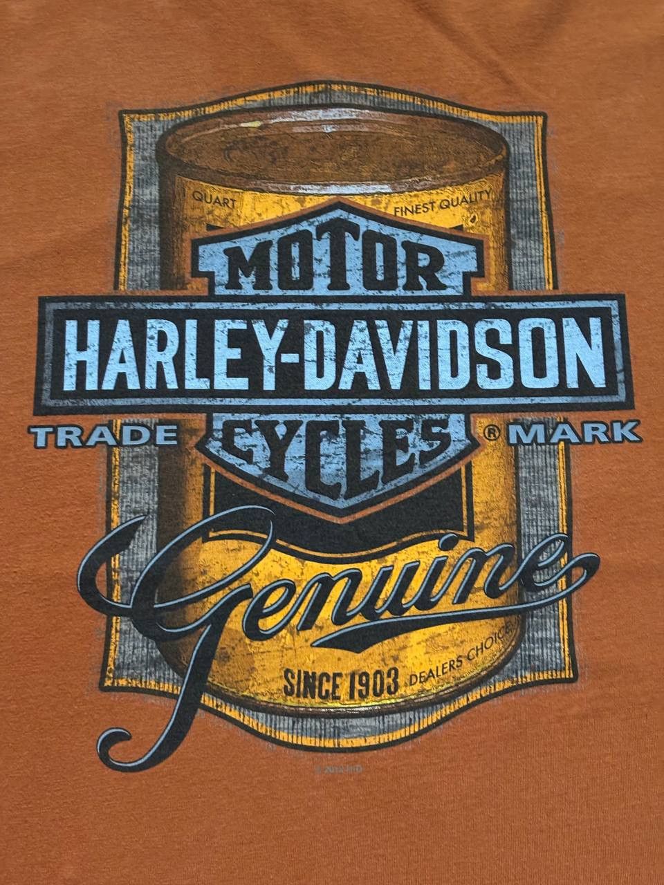Harley Davidson × Vintage Vintage Harley-Davidson "West Coast Glasgow" T-Shirt Size US XXL / EU 58 / 5 - 6 Thumbnail