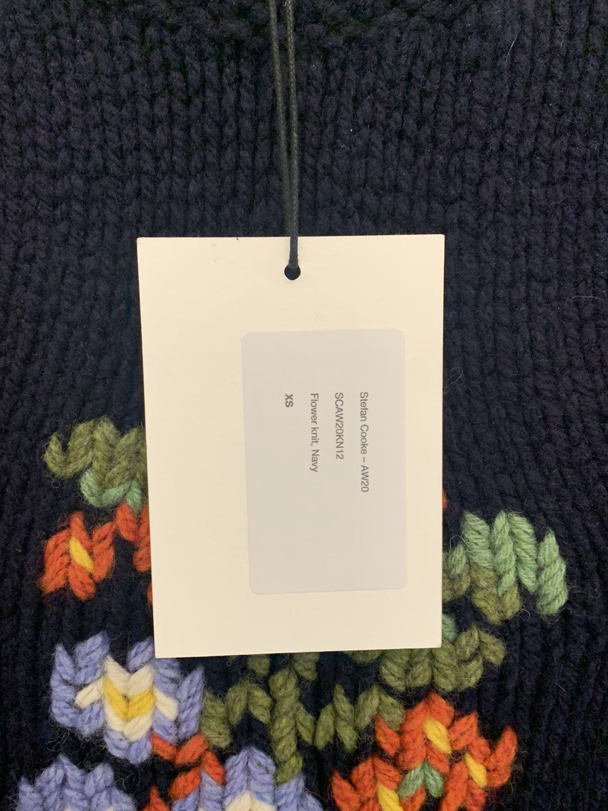 Stefan Cooke Floral Slash Knit AW20