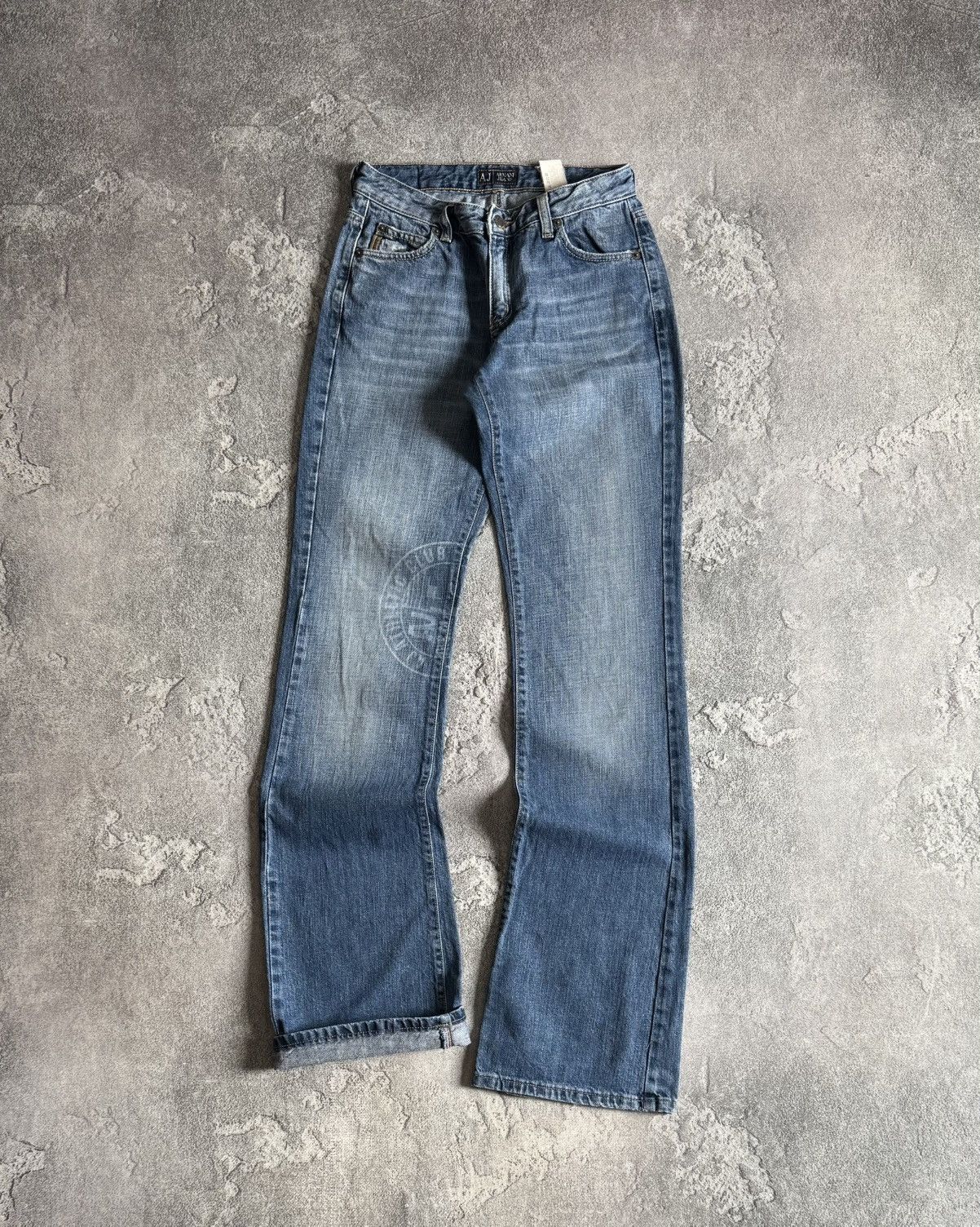 Armani Armani Jeans 26size wmns denim flared pants jeans trousers Size 26" / US 2 / IT 38 - 8 Thumbnail