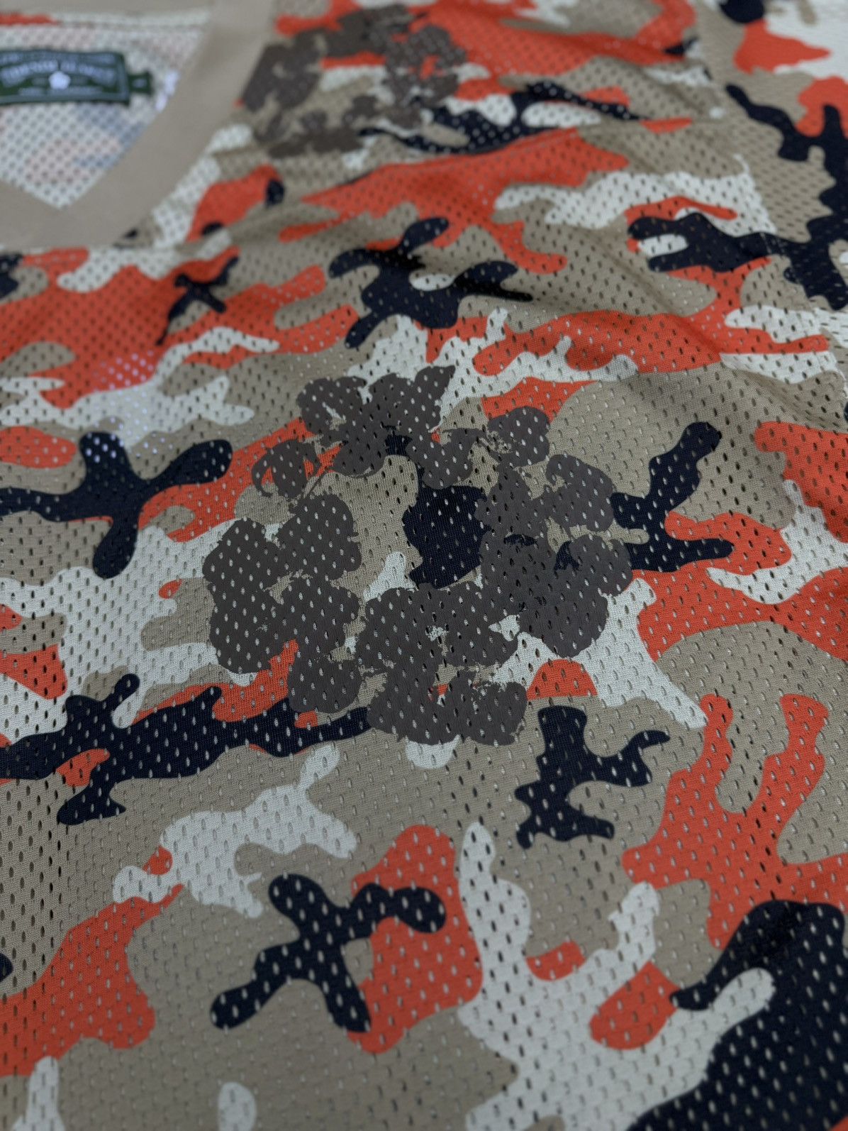 DENIM TEARS Denim Tears Tan Orange Camo Cotton Wreath Jersey (L) (NEW) Size US L / EU 52-54 / 3 - 3 Thumbnail
