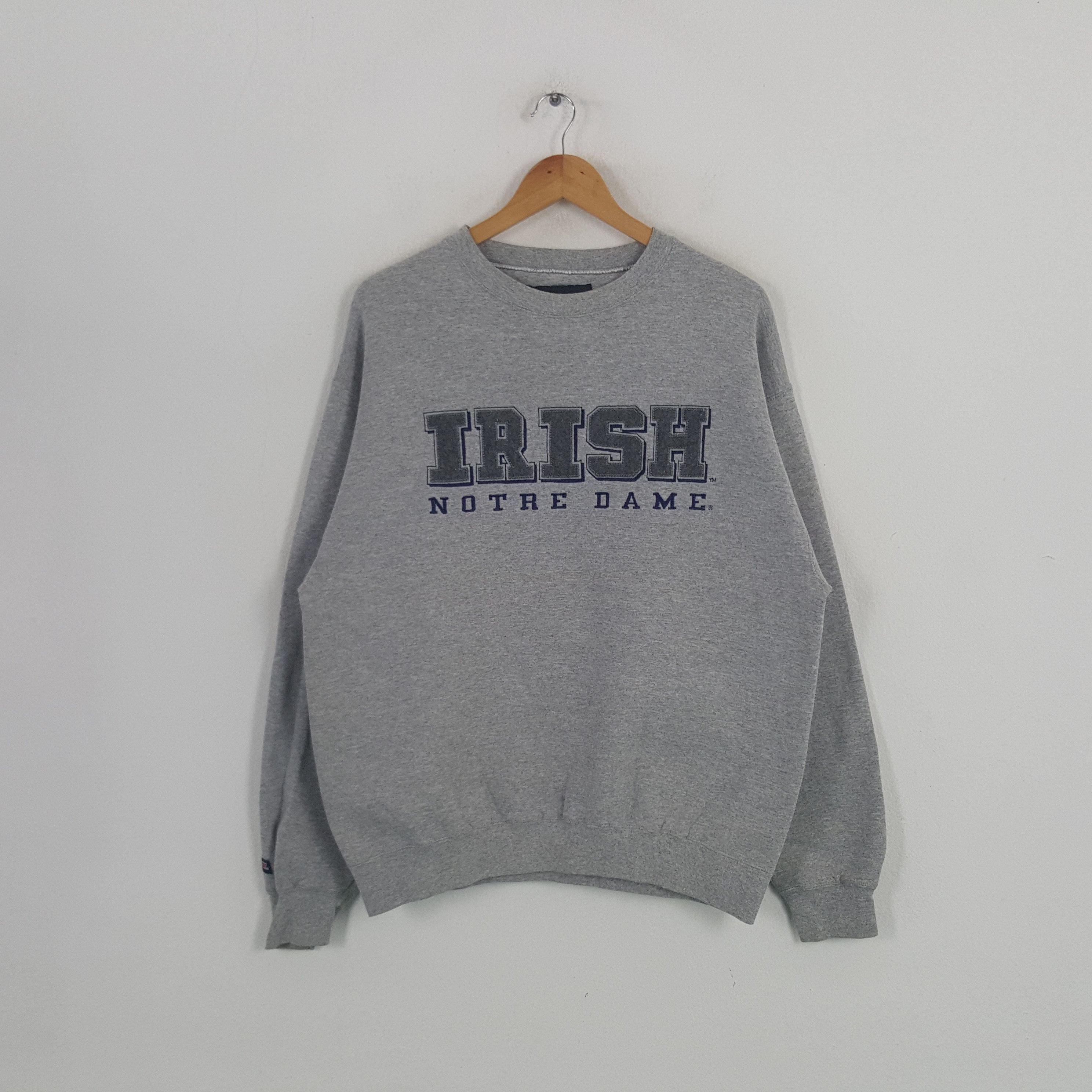 Jansport × NFL × Vintage Vintage Irish Notre Dame American Football Team Sweatshirt Size US L / EU 52-54 / 3 - 1 Thumbnail