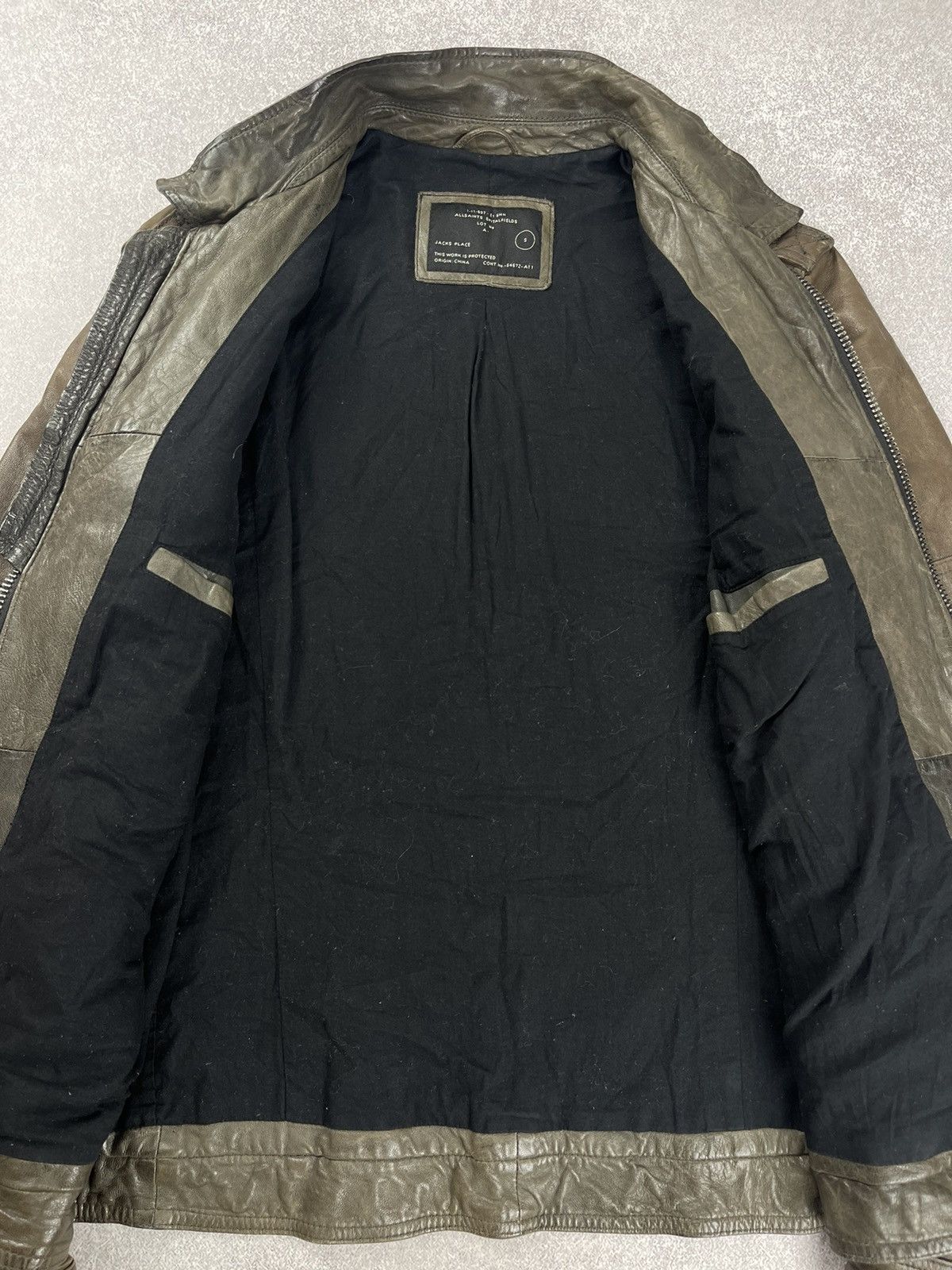 Allsaints Allsaints Spitalfields Leather Jacket Men’s Size S Size US S / EU 44-46 / 1 - 10 Thumbnail
