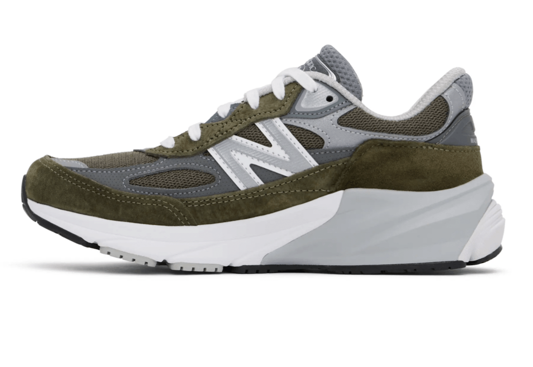 New Balance NEW BALANCE Green & Gray Made in USA 990v6 - SZ. 7.5 Size US 7.5 / EU 40-41 - 2 Thumbnail