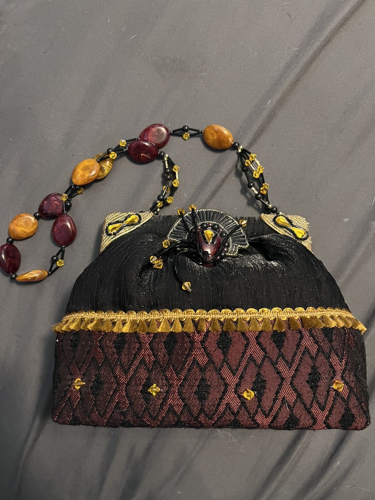 Mary Frances Mary Frances Designer Beaded Purse Handbag Shoulder Bag Size ONE SIZE - 1 Thumbnail