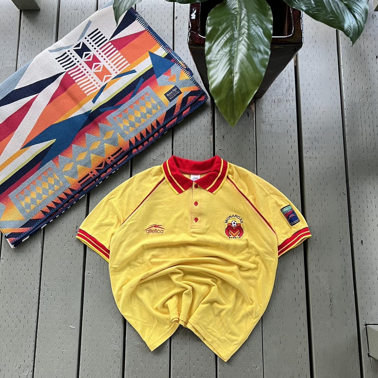 Vintage Atletica Monarcas Morelia jersey Polo Shirt Medium Size US M / EU 48-50 / 2 - 3 Thumbnail