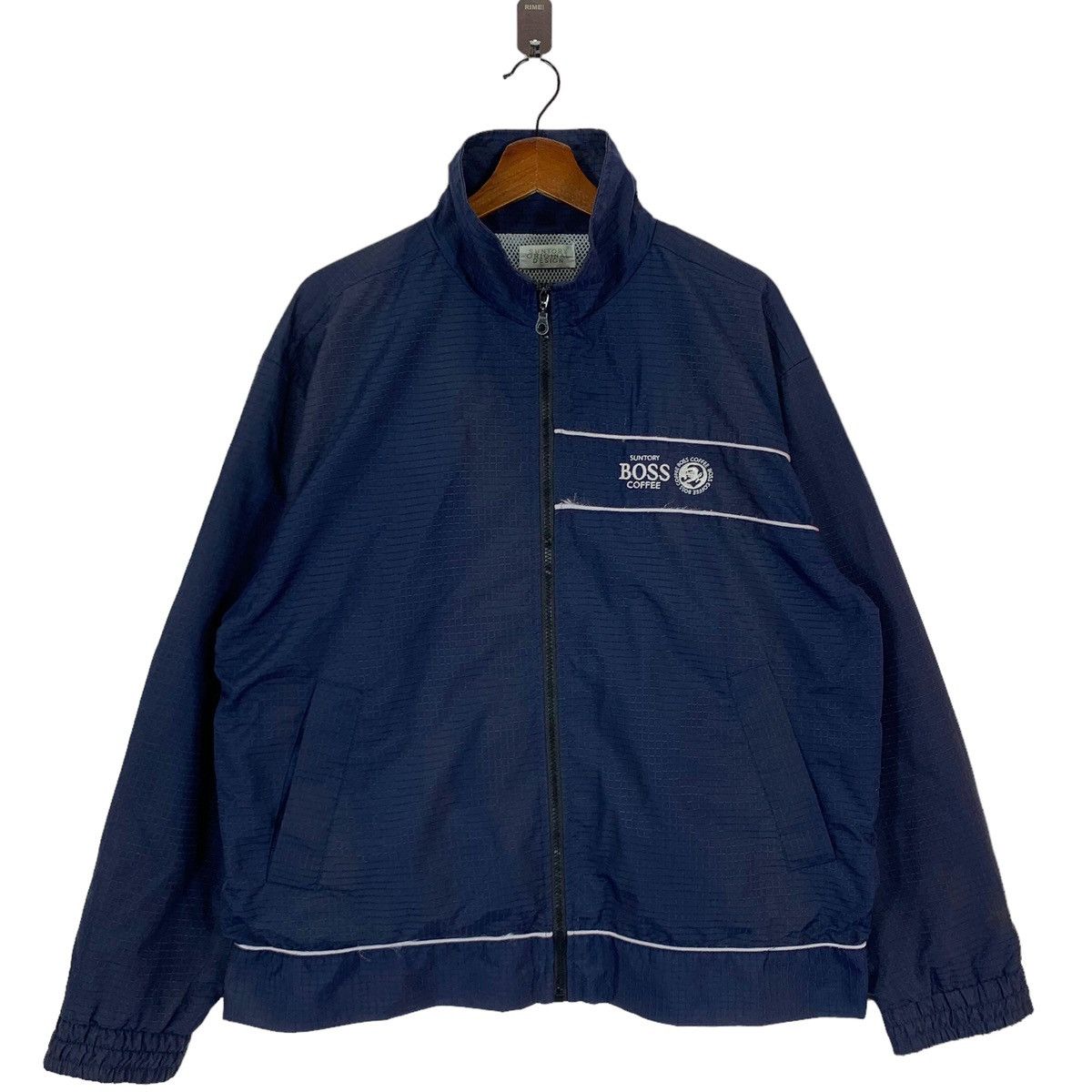 Vintage VINTAGE SUNTORY BOSS COFFEE LIGHT ZIPPER JACKET Size US M / EU 48-50 / 2 - 1 Thumbnail