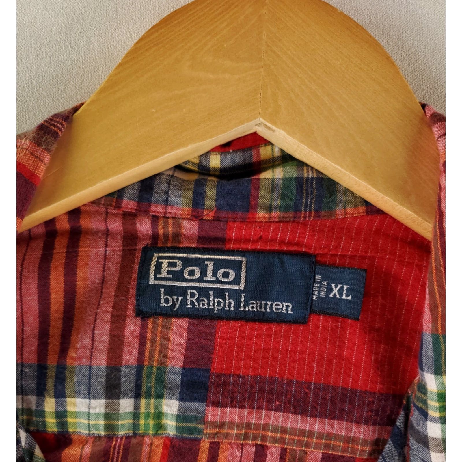 Polo Ralph Lauren Polo Ralph Lauren Button-Up Shirt Plaid Red Long Sleeve Mens XL Epaulets Button Up Shirt Red XL Mens Size US XL / EU 56 / 4 - 2 Thumbnail