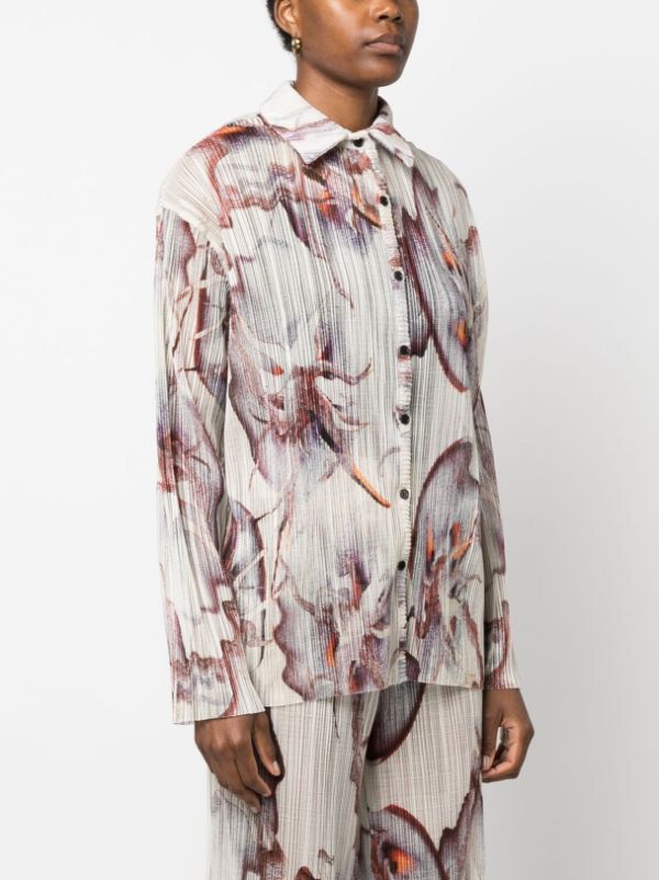 Henrik Vibskov !DS! AW23 Henrik Vibskov Gazpacho Mesh Plisse Shirt Size M / US 6-8 / IT 42-44 - 7 Thumbnail