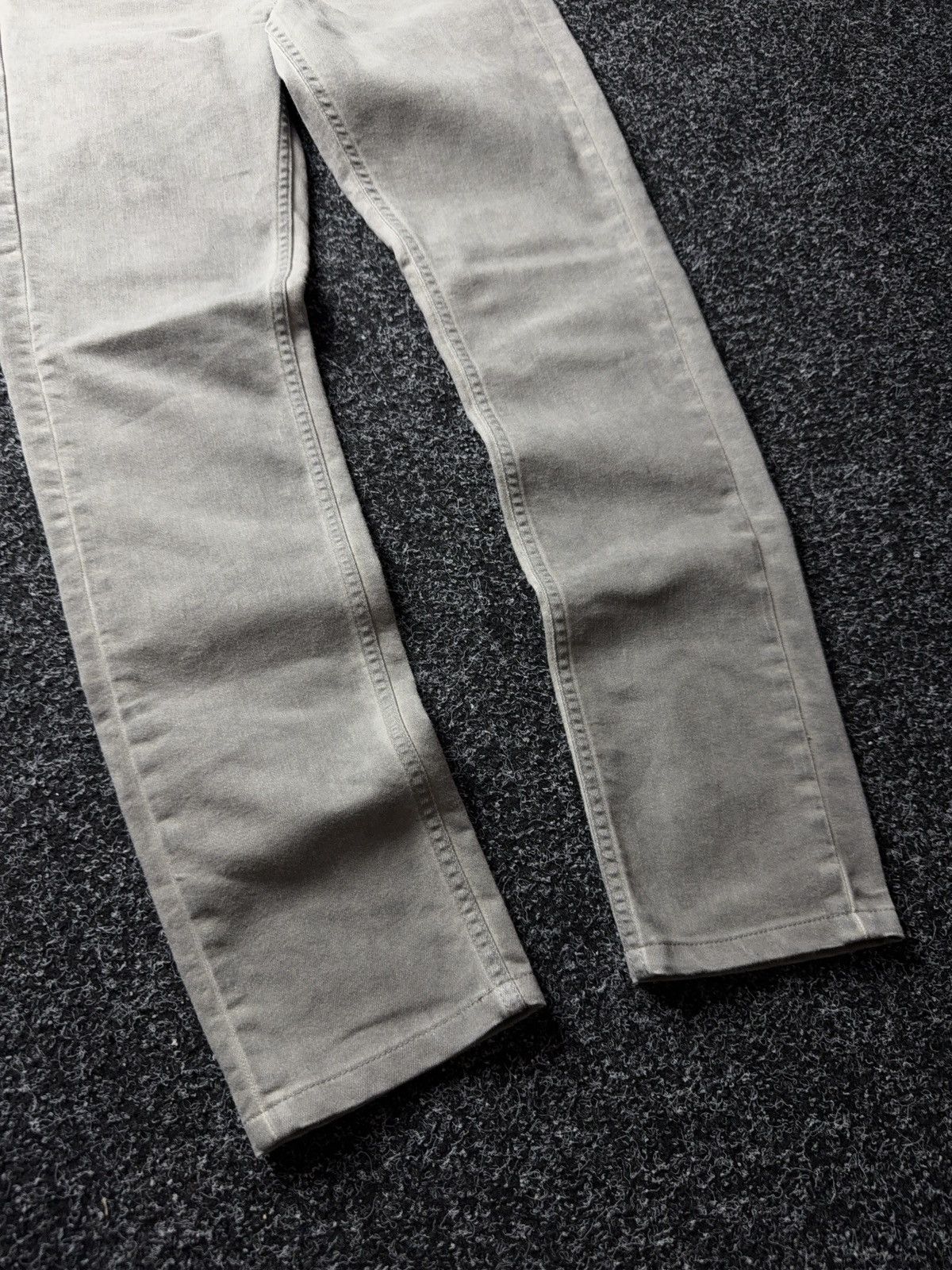 Allsaints AllSaints Grey Slim Jeans Rick style Minimal Stretch Denim Size 27" / US 4 / IT 40 - 2 Thumbnail