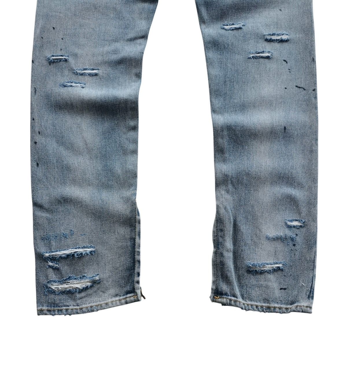 Ih Nom Uh Nit Ih Nom Uh Nit Distressed Denim Jeans Style Saint Laurent Size US 31 - 8 Thumbnail