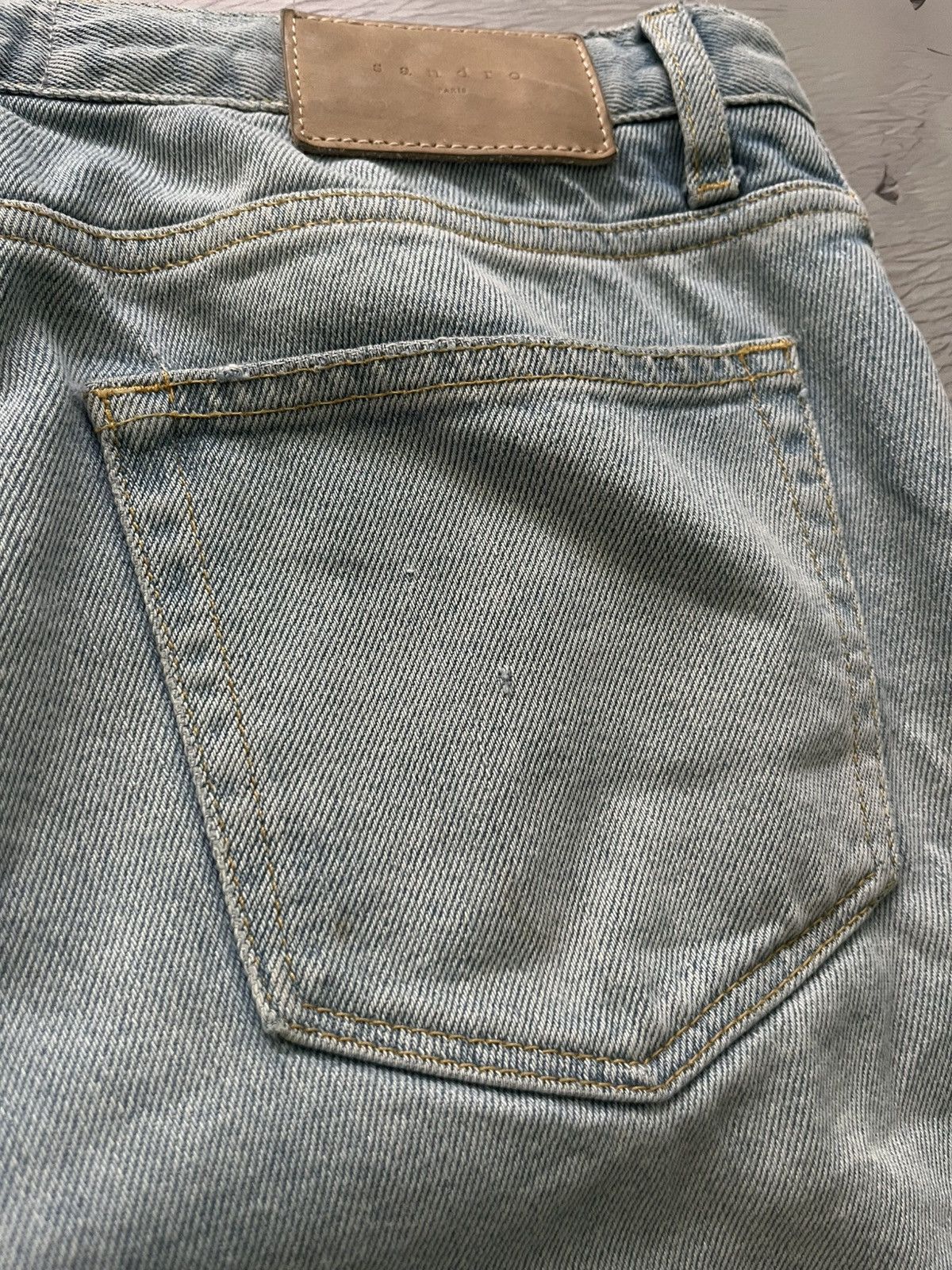 Sandro Sandro Etroit Streetwear Blue Denim Jeans Men’s Size US 31 - 12 Thumbnail