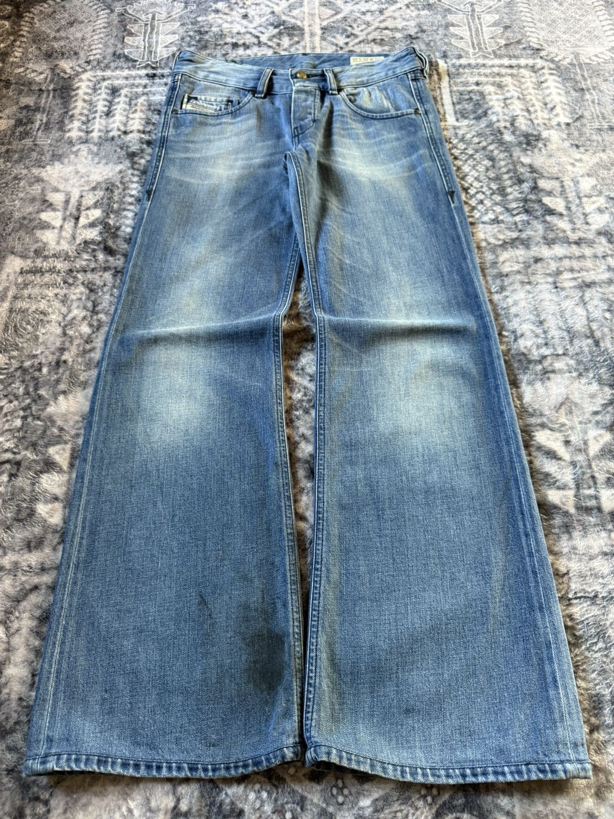 Diesel Y2K Diesel Studded Flare Jeans Size US 28 / EU 44 - 1 Thumbnail