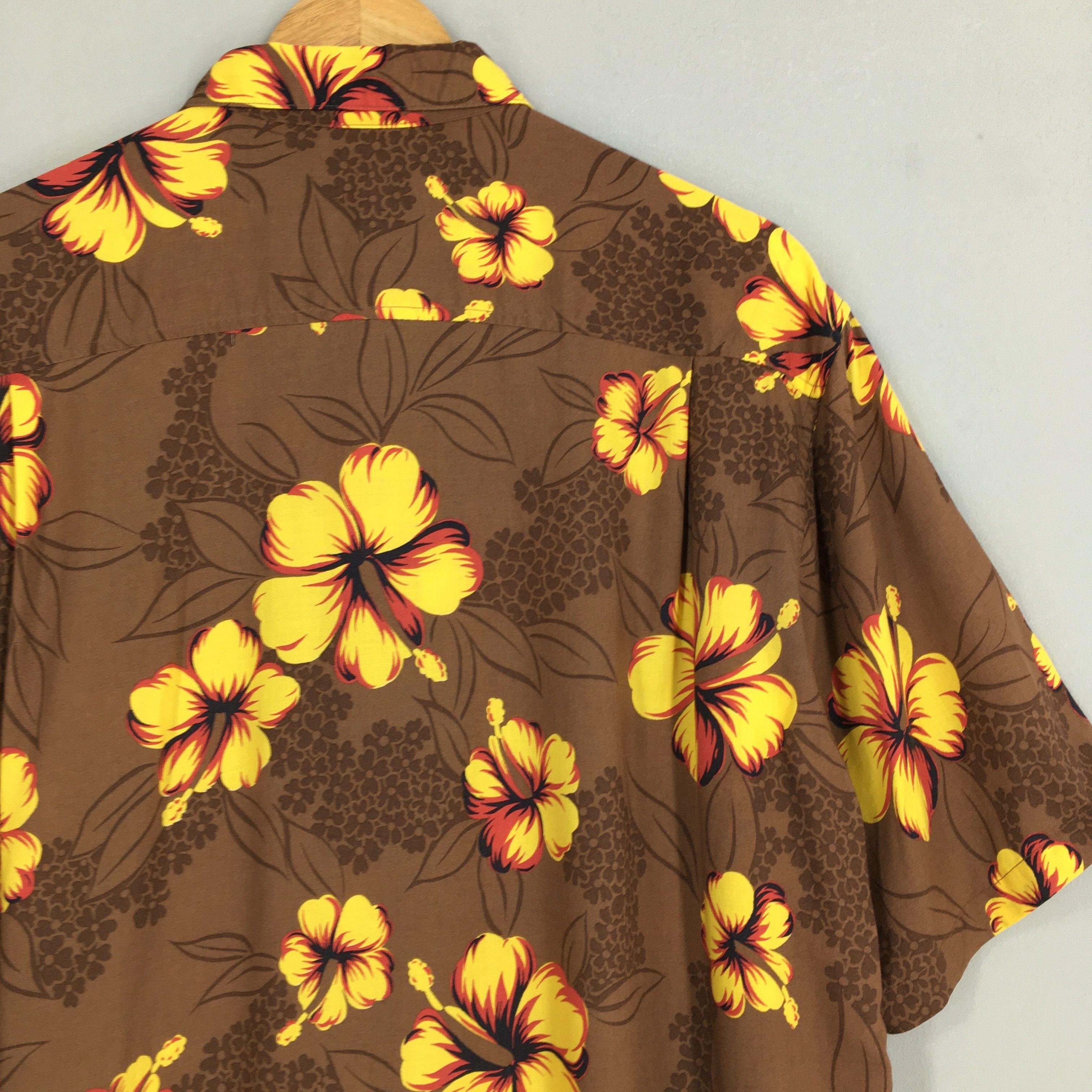 Life's a Beach × Maui and Sons Maui and Sons Hibiscus Flower Tropical Hawaii Cotton Shirt L Size US L / EU 52-54 / 3 - 8 Thumbnail