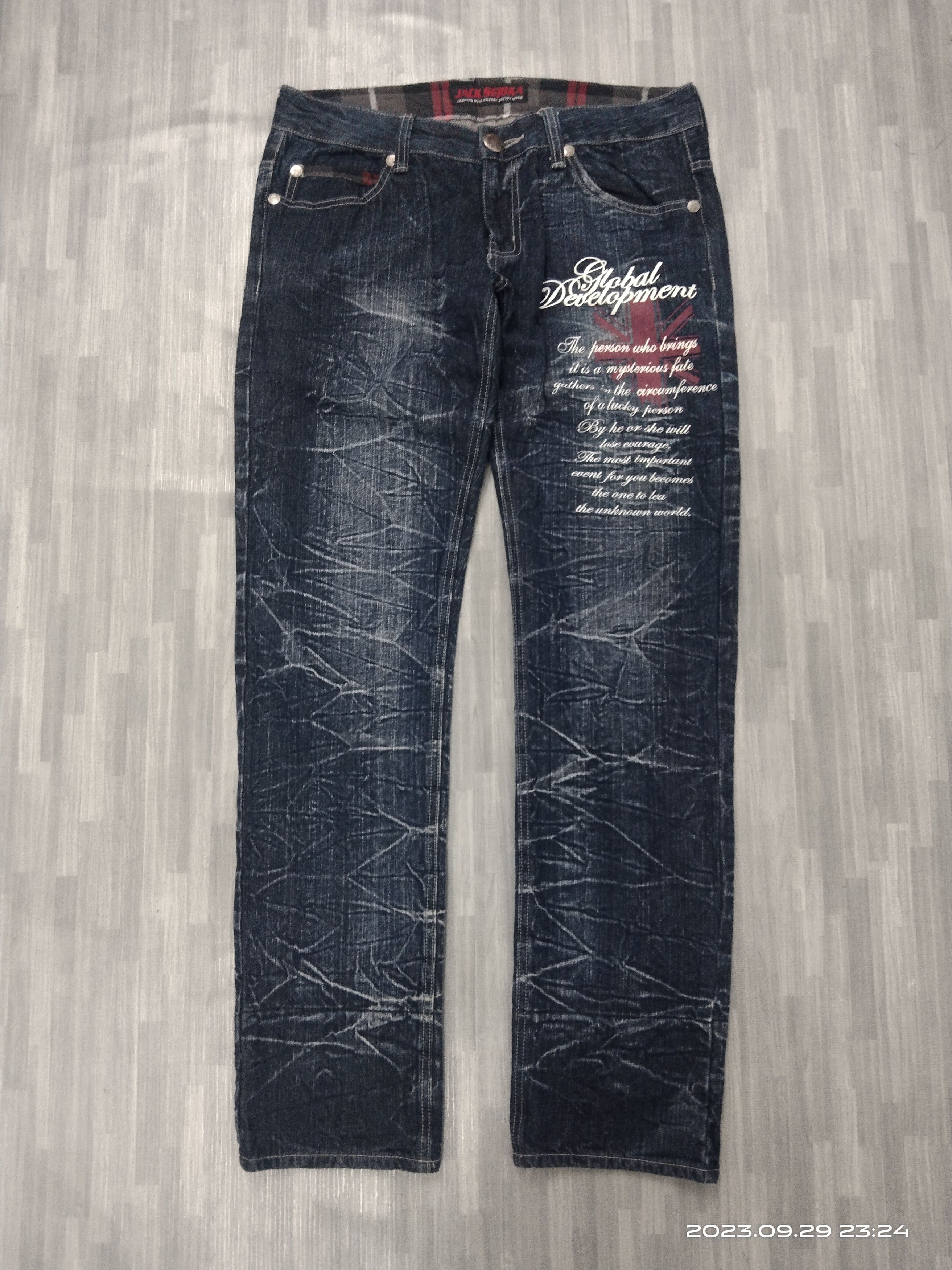 Japanese Brand SICK JACK SERIKA CRAFTED WITH EXPERT ARTIST WORK Size US 32 / EU 48 - 2 Thumbnail