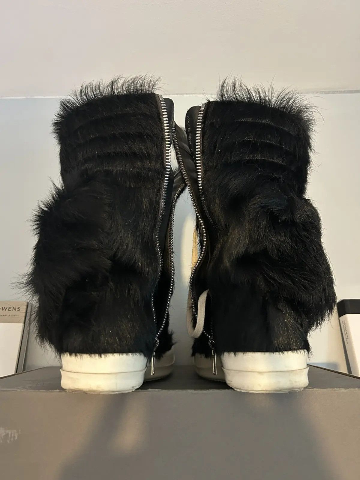 Rick Owens Rick Owens Pony Hair Cargobaskets Size US 10 / EU 43 - 3 Thumbnail