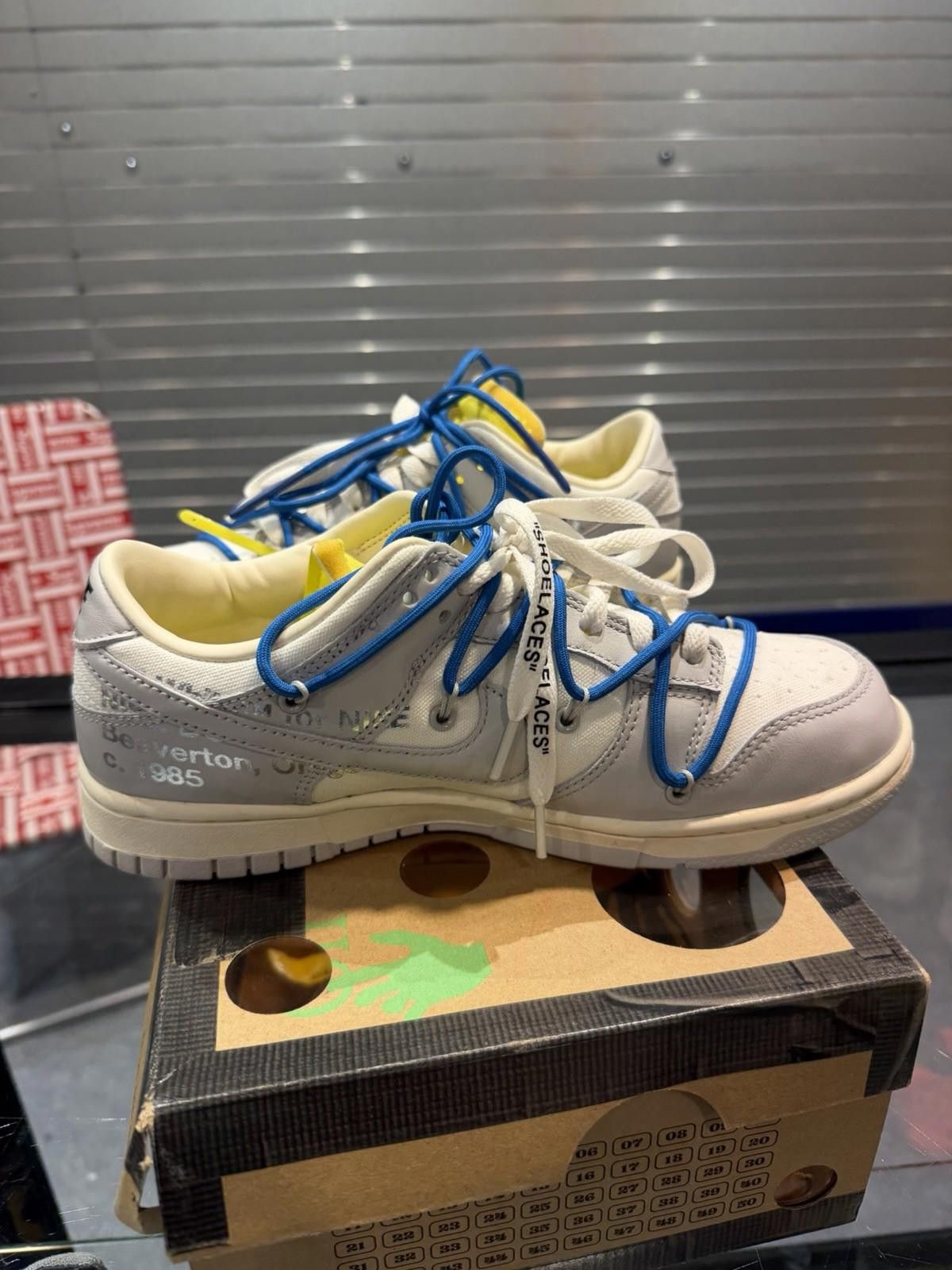 Nike Nike Dunk Low Off White Lot10 size 8.5 DM1602-112 OG Retro Size US 8.5 / EU 41-42 - 10 Thumbnail