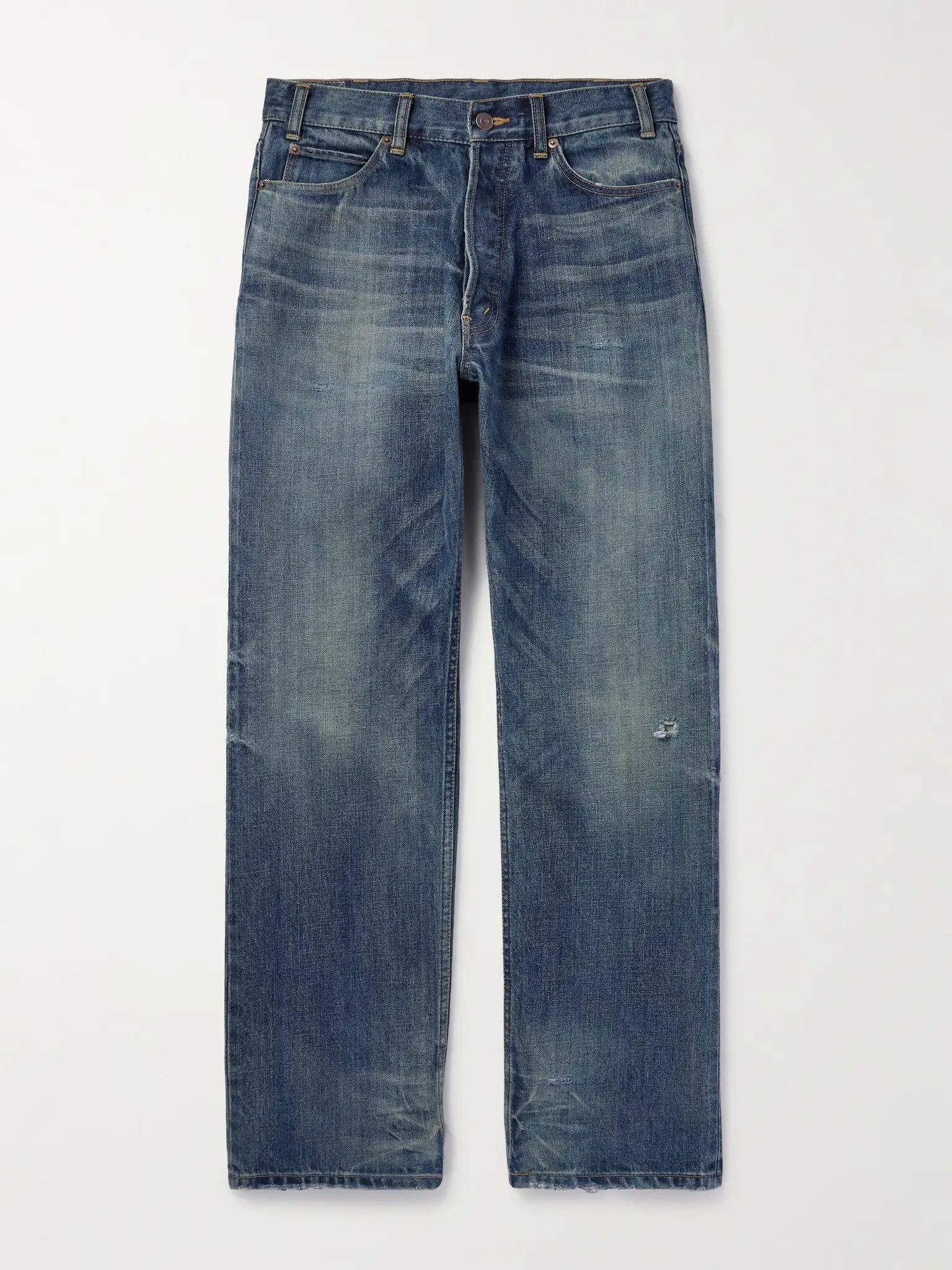 Celine o1w1db10526 2N9466 Wesley Denim Pant in Blue Size US 28 / EU 44 - 1 Thumbnail