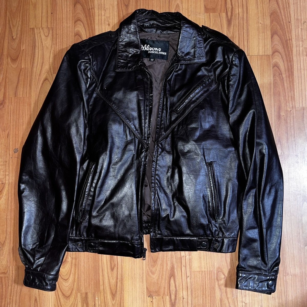 Wilsons Leather Vintage Wilson’s Suede & Leather 42 Brown Leather Jacket Size US L / EU 52-54 / 3 - 1 Thumbnail